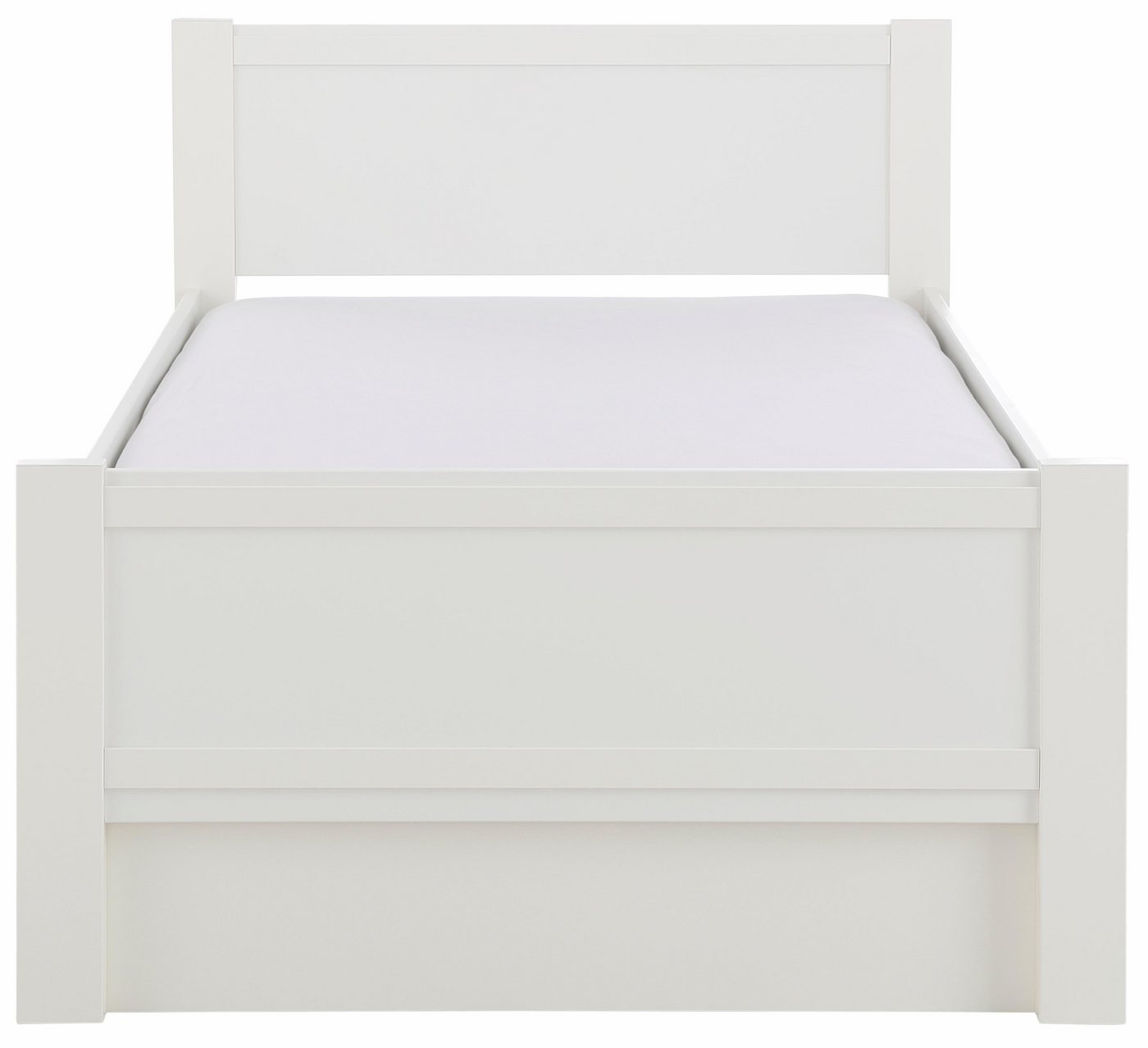 priess Bett Husum Schlafzimmer Jugendzimmer Rahmenbett, Komforthöhe, hochwertige Premium Qualität, für Motorrahmen geeignet