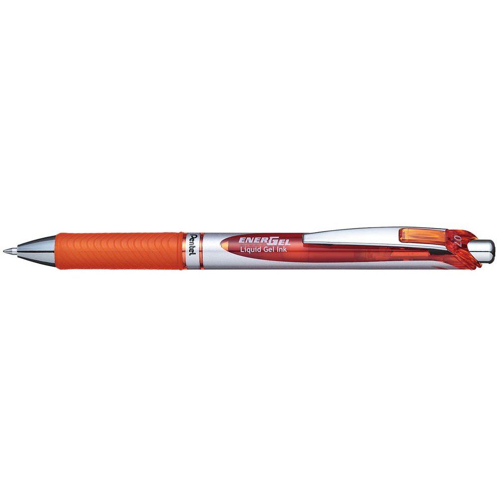 PENTEL Kugelschreiber Pentel EnerGel BL 77 Gelschreiber orange/silber