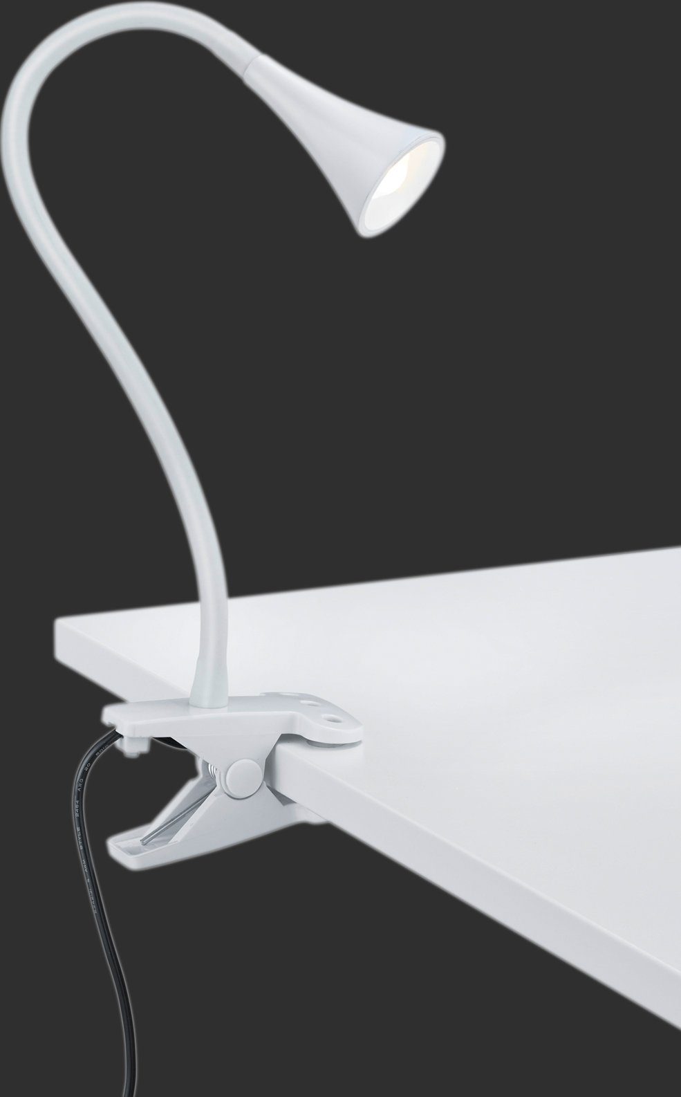 Reality Leuchten LED Klemmleuchte VIPER, LED fest integriert, 5 Jahre Garan günstig online kaufen