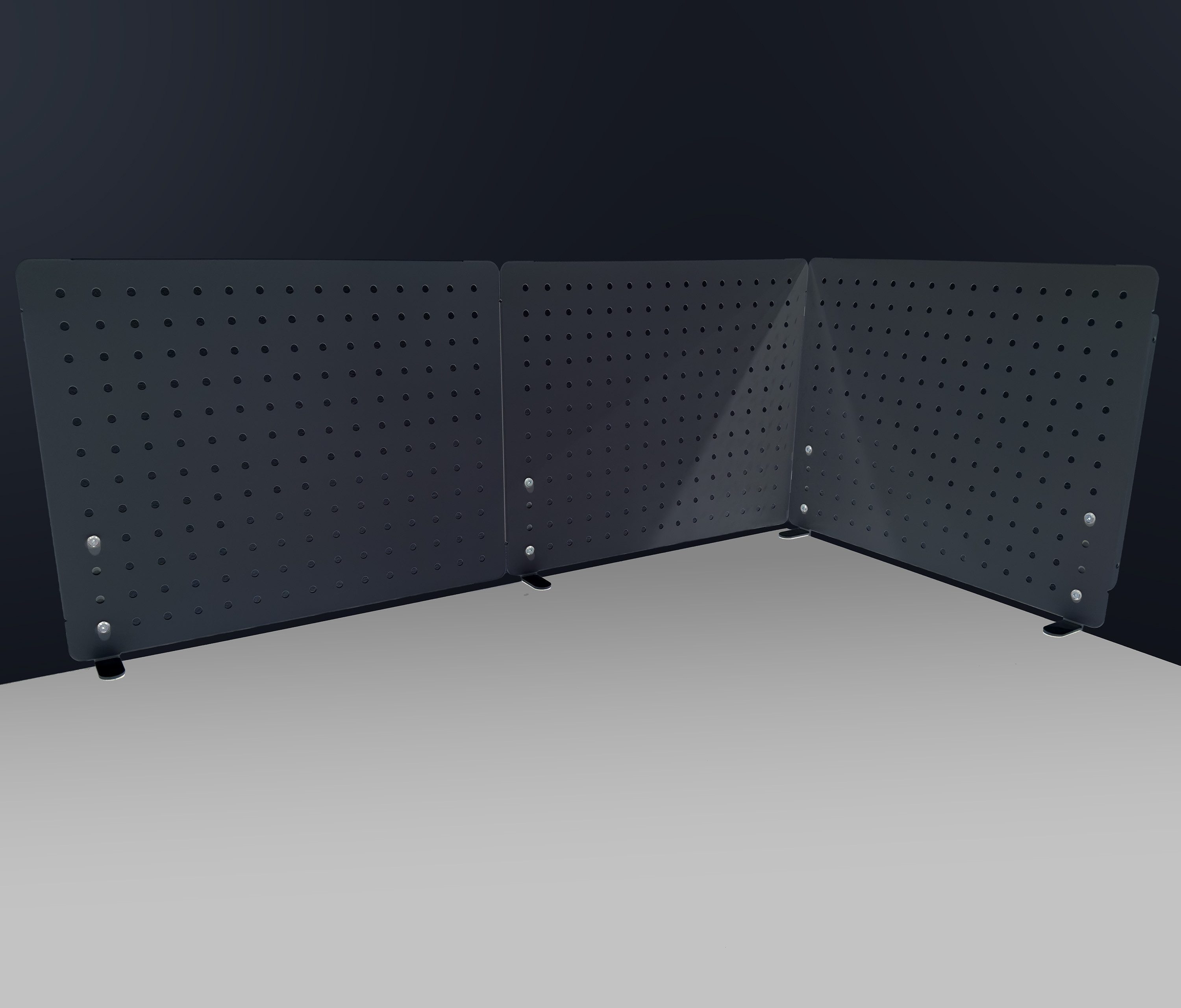 Ergolutions Wandtafel Schreibtisch Organizer Board, (1-tlg), 5 Jahre Garantie / viel Zubehör / Memoboard / Pinnwand / Wandtafel
