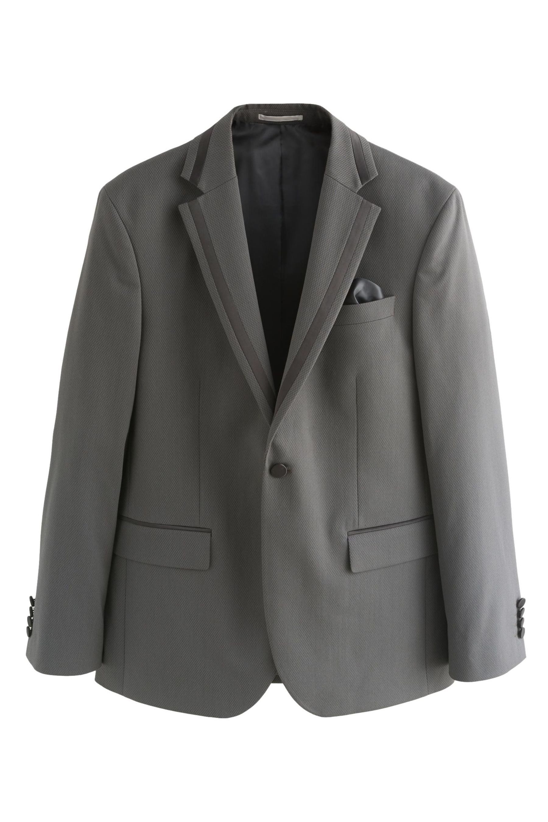 Sakko Skinny Fit Smokingsakko mit Reverseinsatz