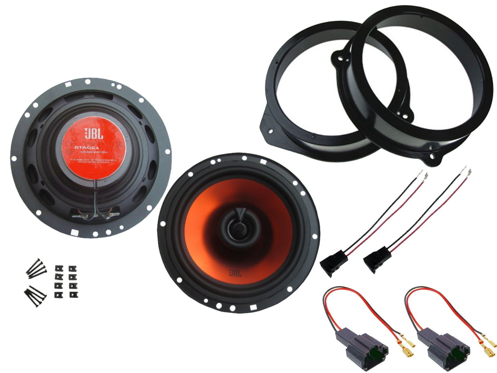 DSX JBL Lautsprecher Set für Audi A3 Sportback 8PA Bj 04-12 Tür vorne hint Auto-Lautsprecher (50 W)