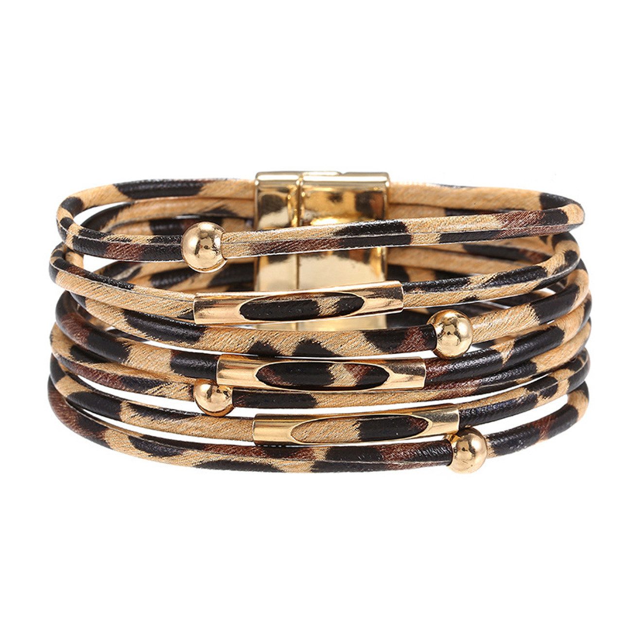 KARMA Armband Damen PU Leder mehrreihig günstig online kaufen