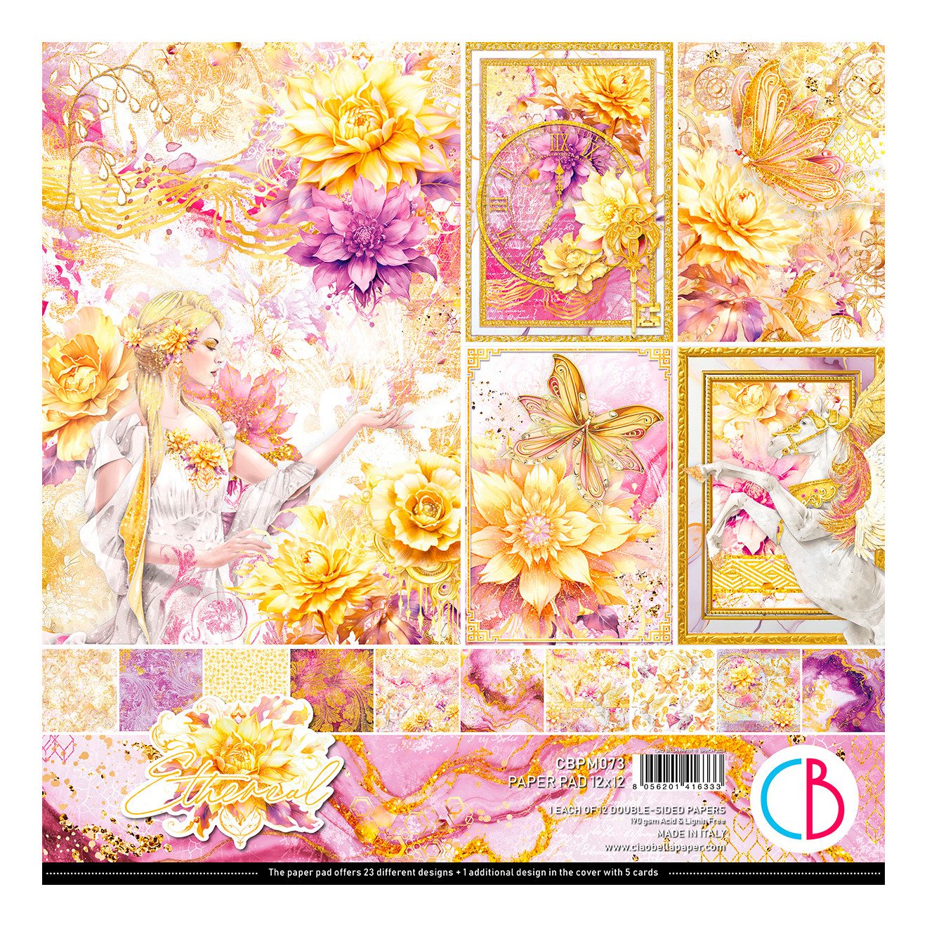 Motivpapier Scrapbook-Papier Ethereal