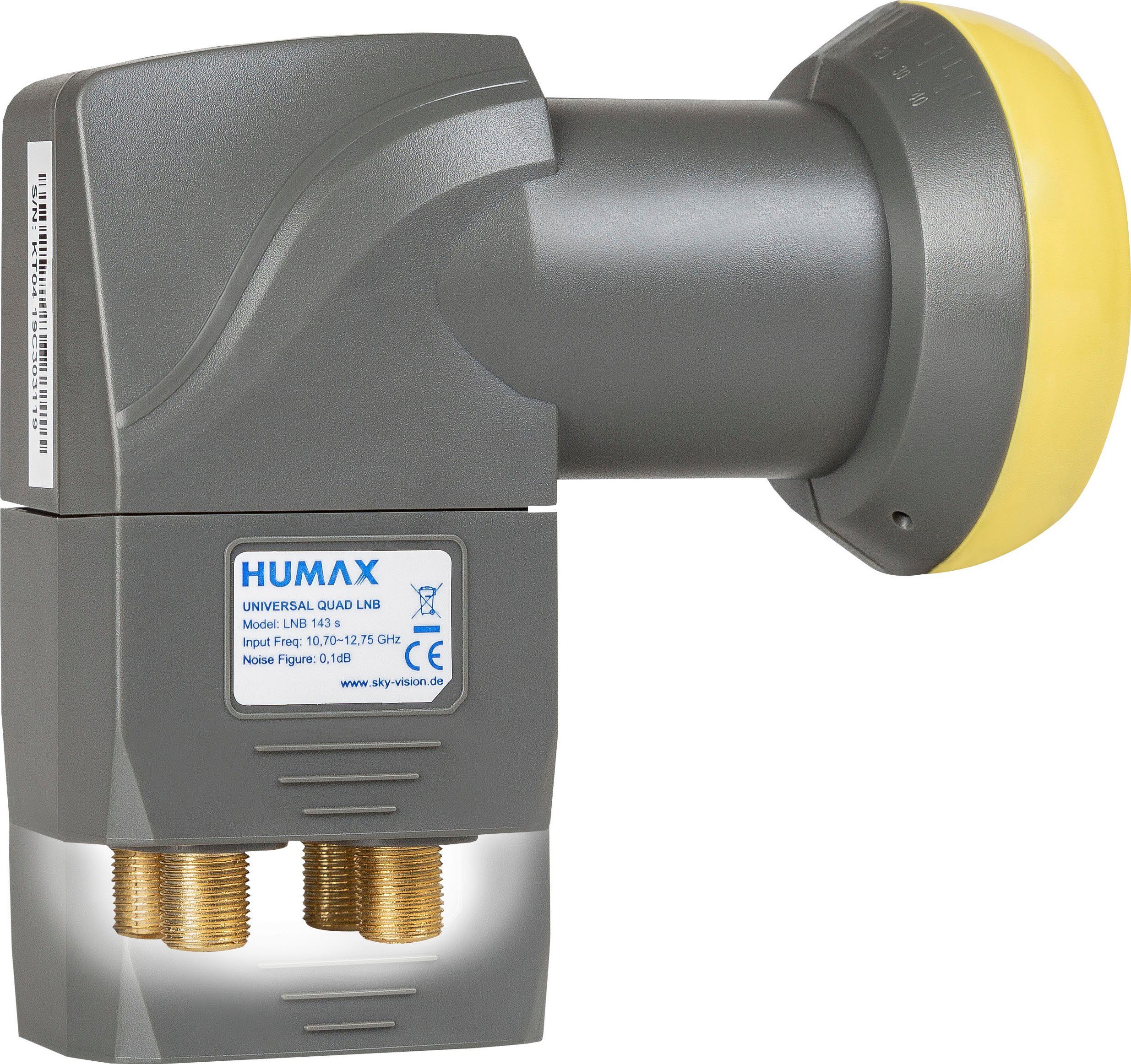 Humax LNB 143s Gold Quattro Switch LNB SAT-Antenne