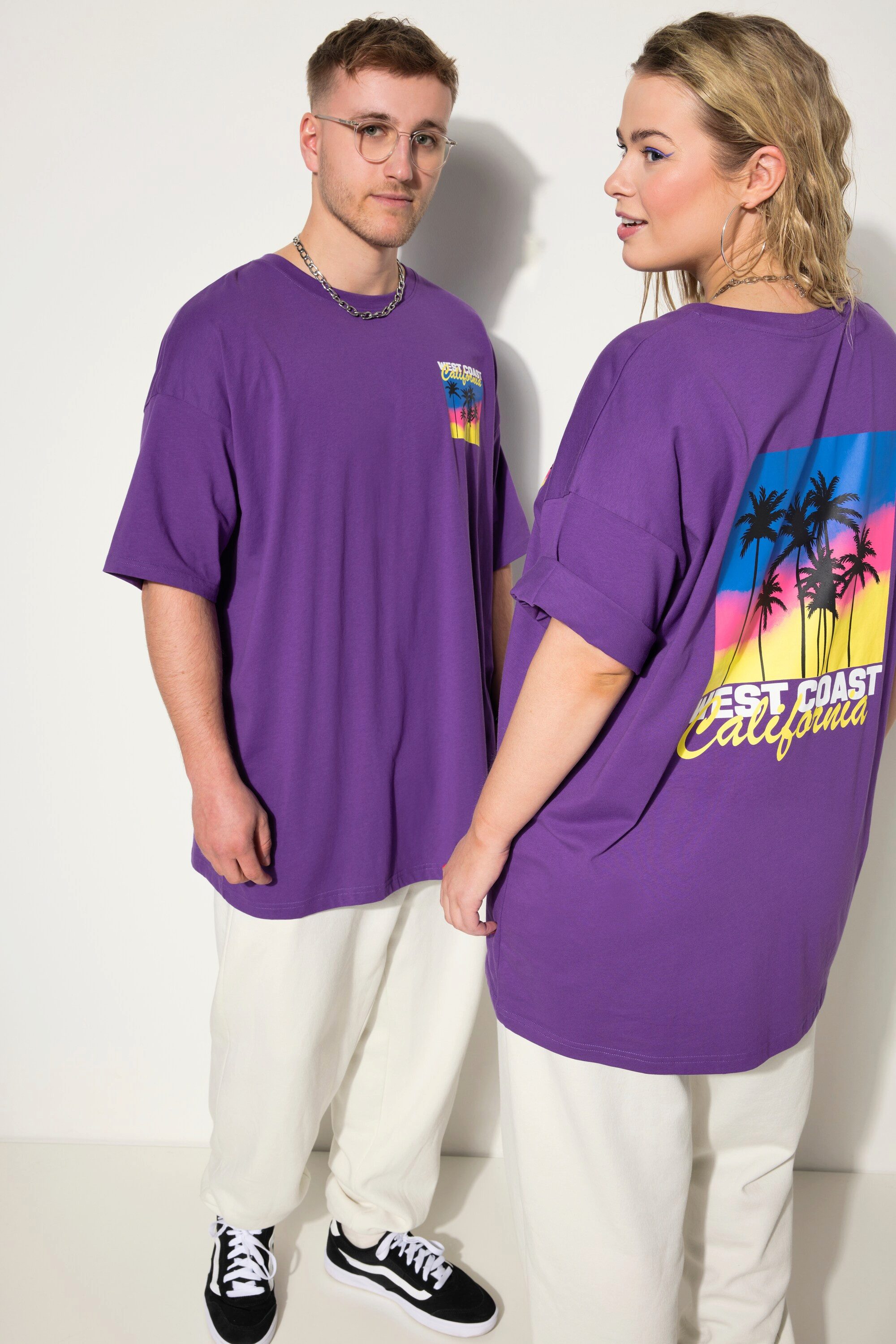 Studio Untold T-Shirt T-Shirt Rundhals Rücken günstig online kaufen