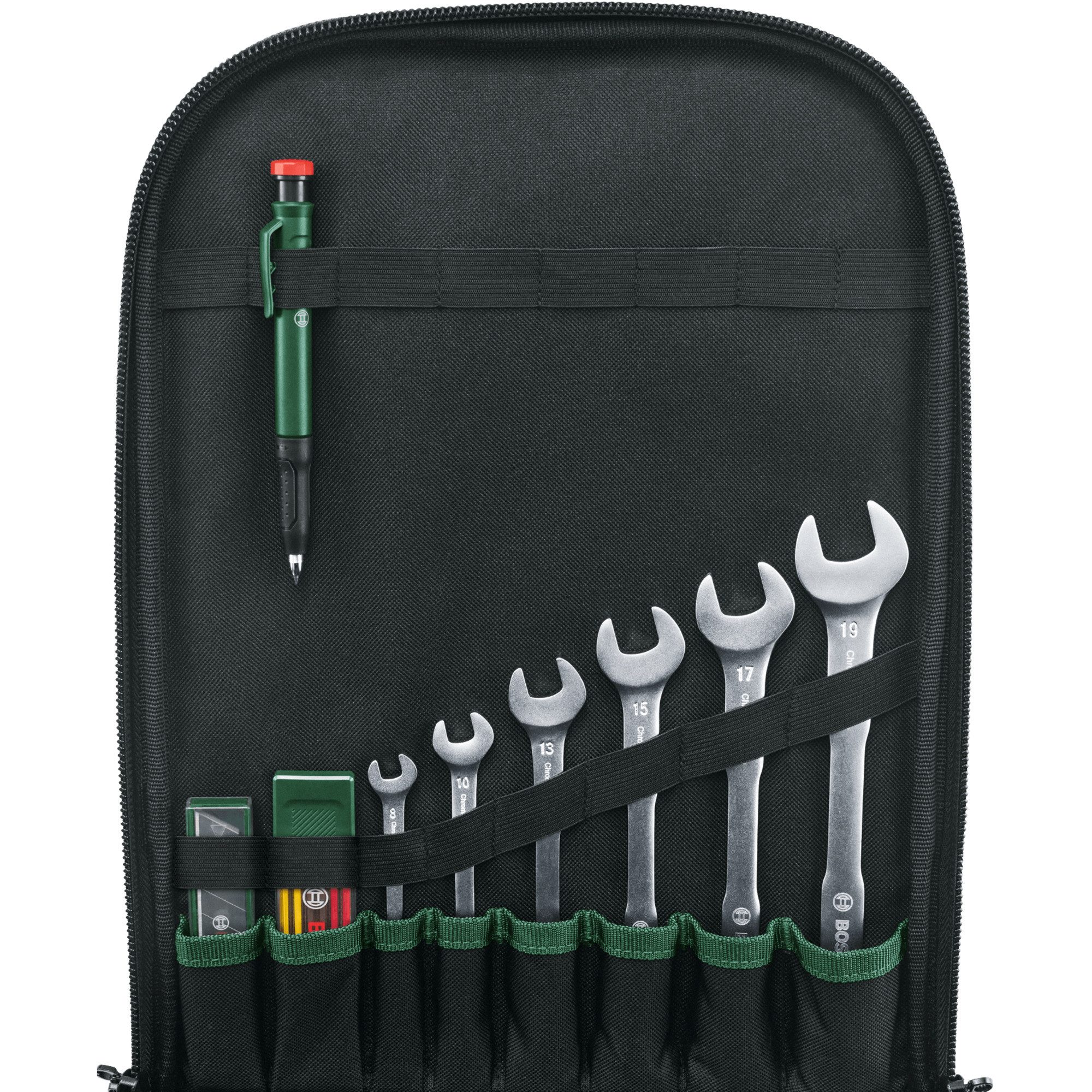 Bosch Professional Werkzeugset Bosch Heimwerken & Garten Werkzeug Rucksack Set, (60-tlg) – Bild 4 von 5