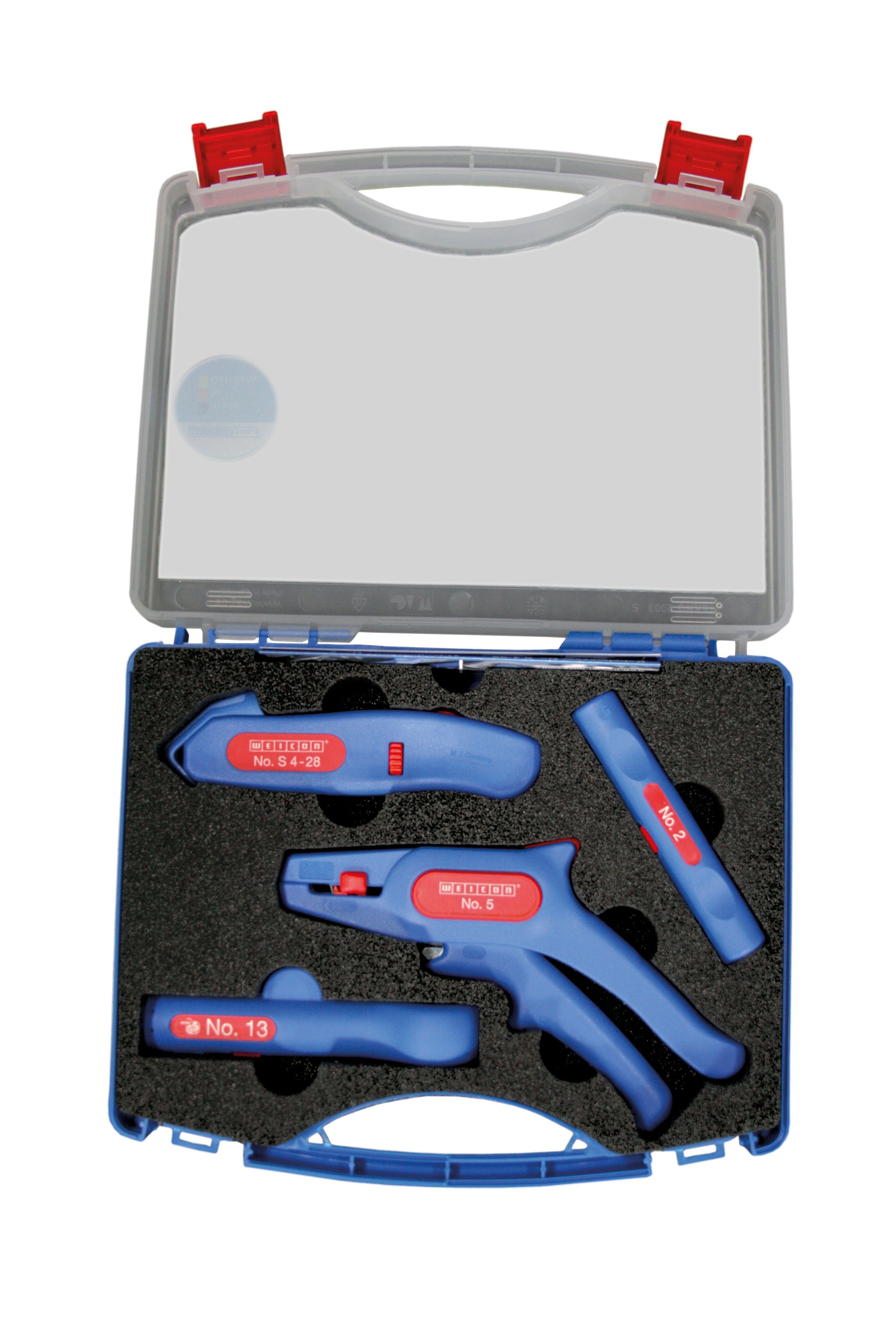 WEICON Werkzeugset Profi-Starter Set – Abisolierwerkzeuge für die Hausinstallation