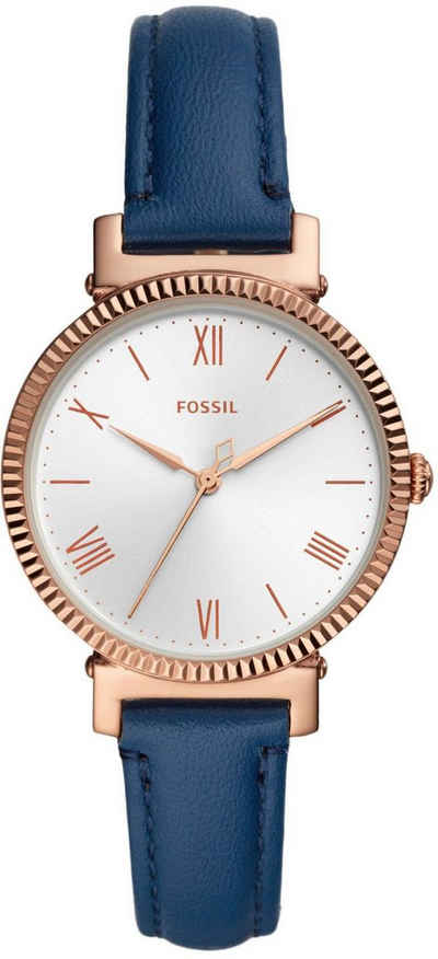 Fossil Quarzuhr DAISY 3 HAND, ES4862, Armbanduhr, Damenuhr, analog