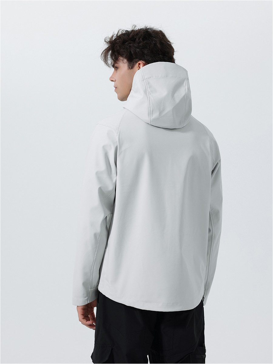YOUTHUP Funktionsjacke Herren Leichte Outdoorjacke mit Kapuze