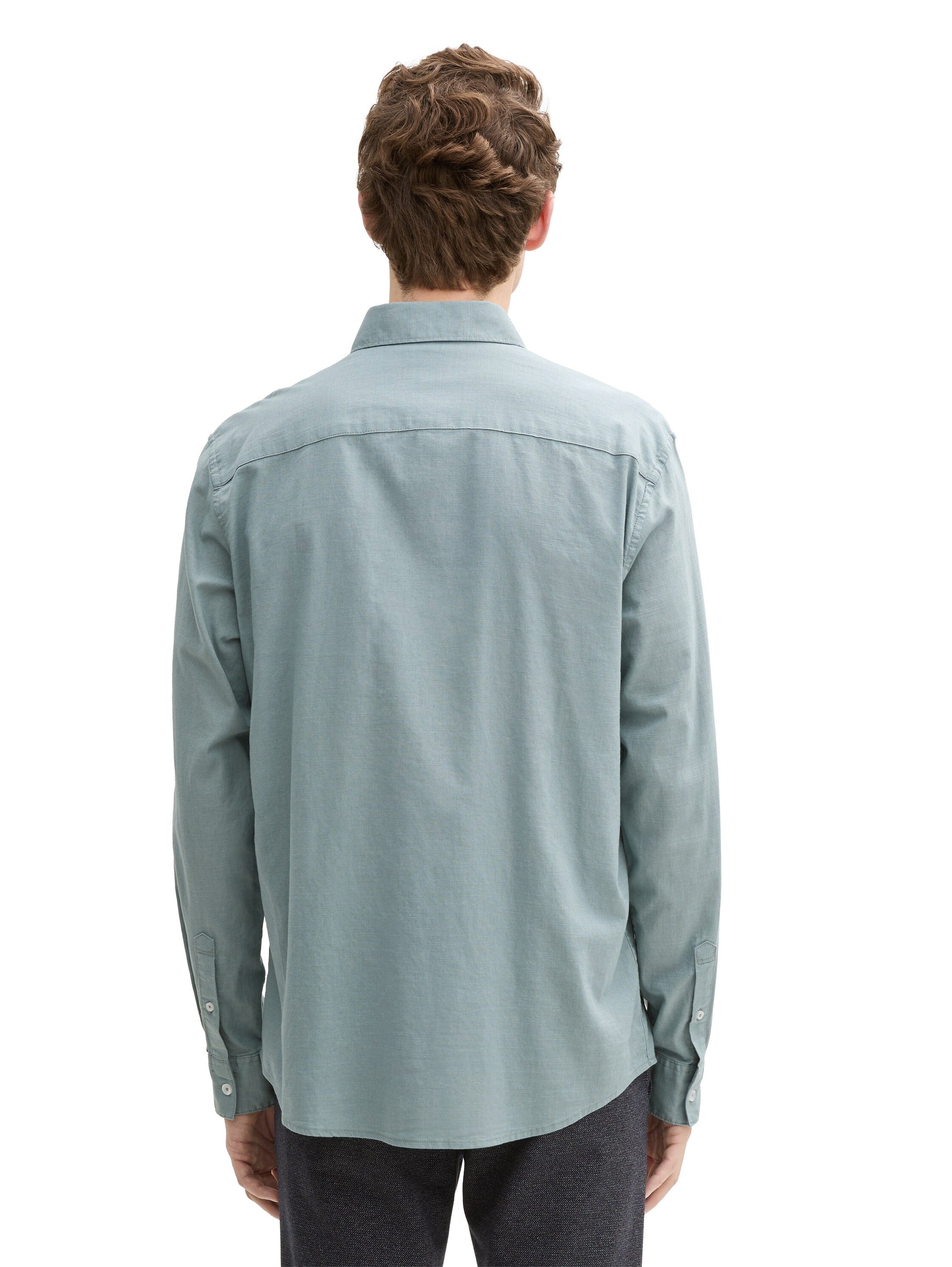 TOM TAILOR Langarmhemd mit Logo Stickerei günstig online kaufen