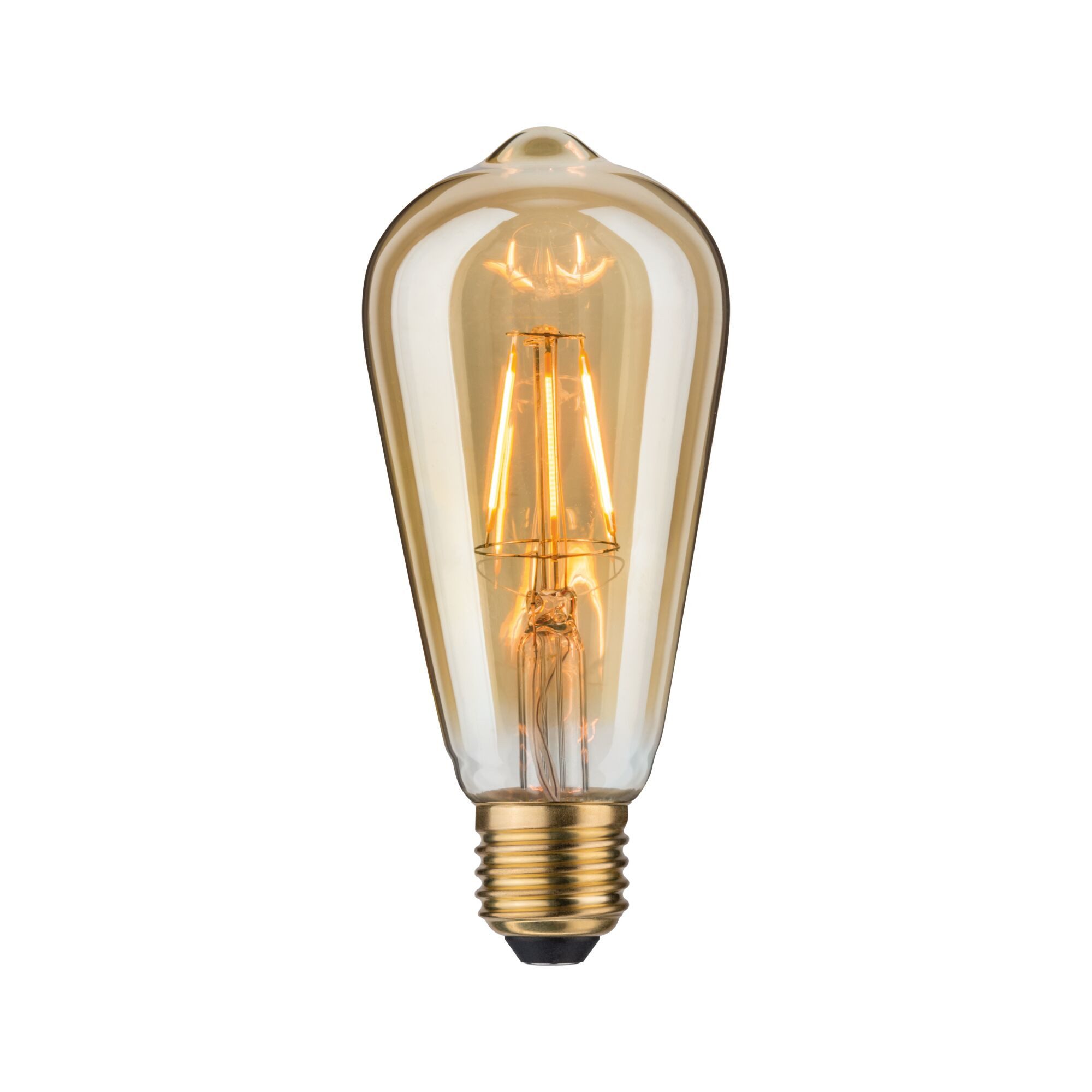 Paulmann LED-Filament 1879 Filament 230V LED Kolben Rustika E27 Non Dim 250lm 4,4W 1700K Gol, E27, 1 St.