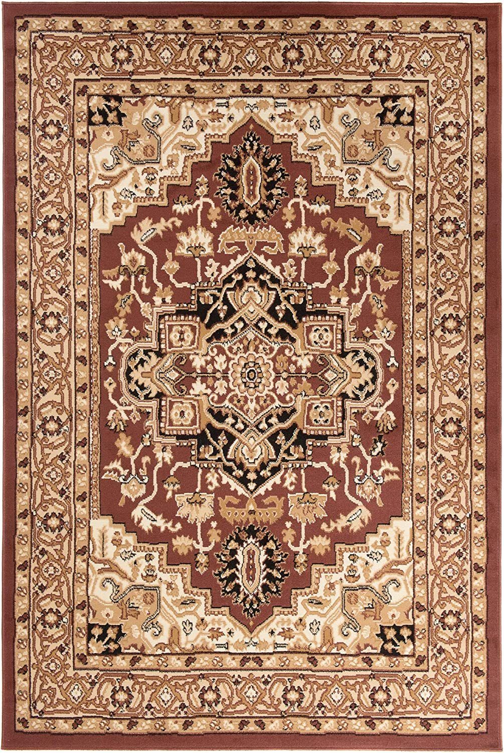 Mazovia Orientteppich DY-EUFRAT-Q011A-BLACK, 80x150, Orientalisch, Blumenmu günstig online kaufen