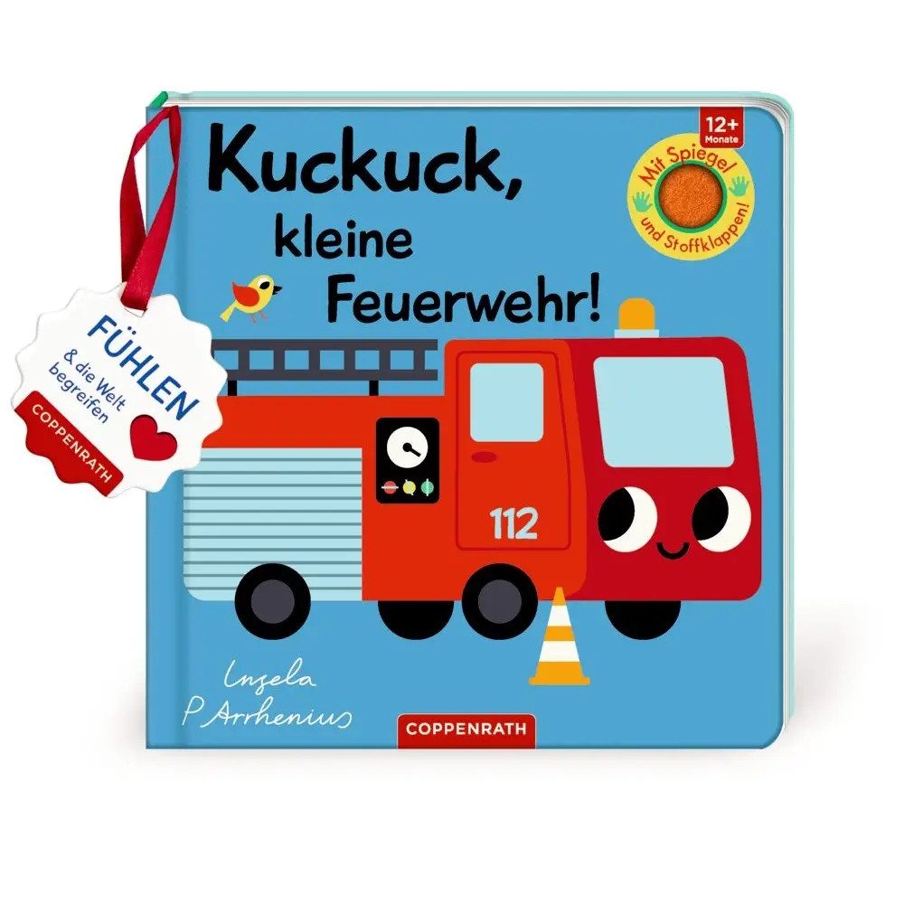 Zeichenalbum Mein Filz-Fühlbuch: Kuckuck, kl. Feuerwehr! (Fühlen&begr)