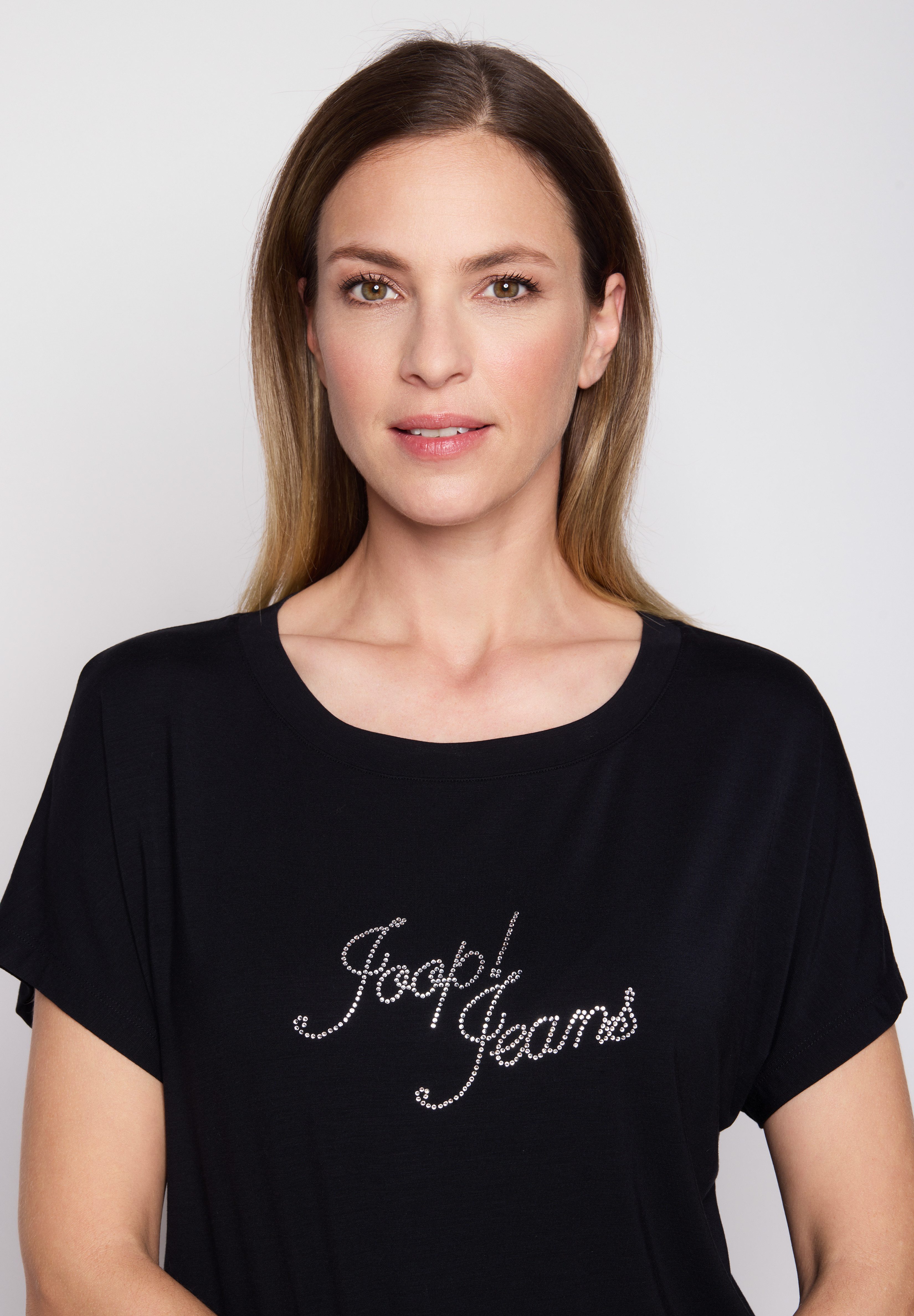 Joop Jeans Pyjamaoberteil mit Rundhalsausschnitt, aus Modalmix