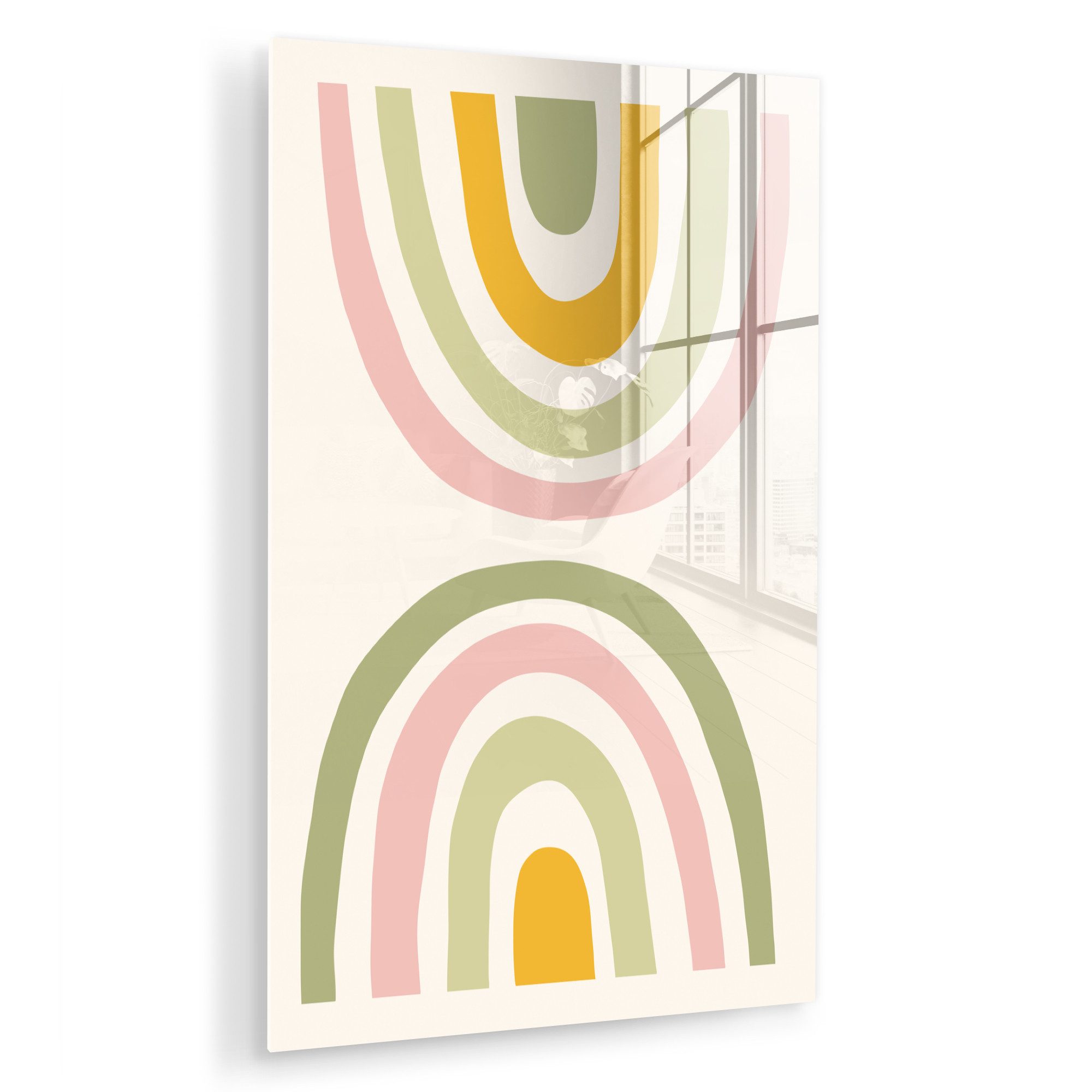 MuchoWow Acrylglasbild Regenbogen - Pastell - günstig online kaufen