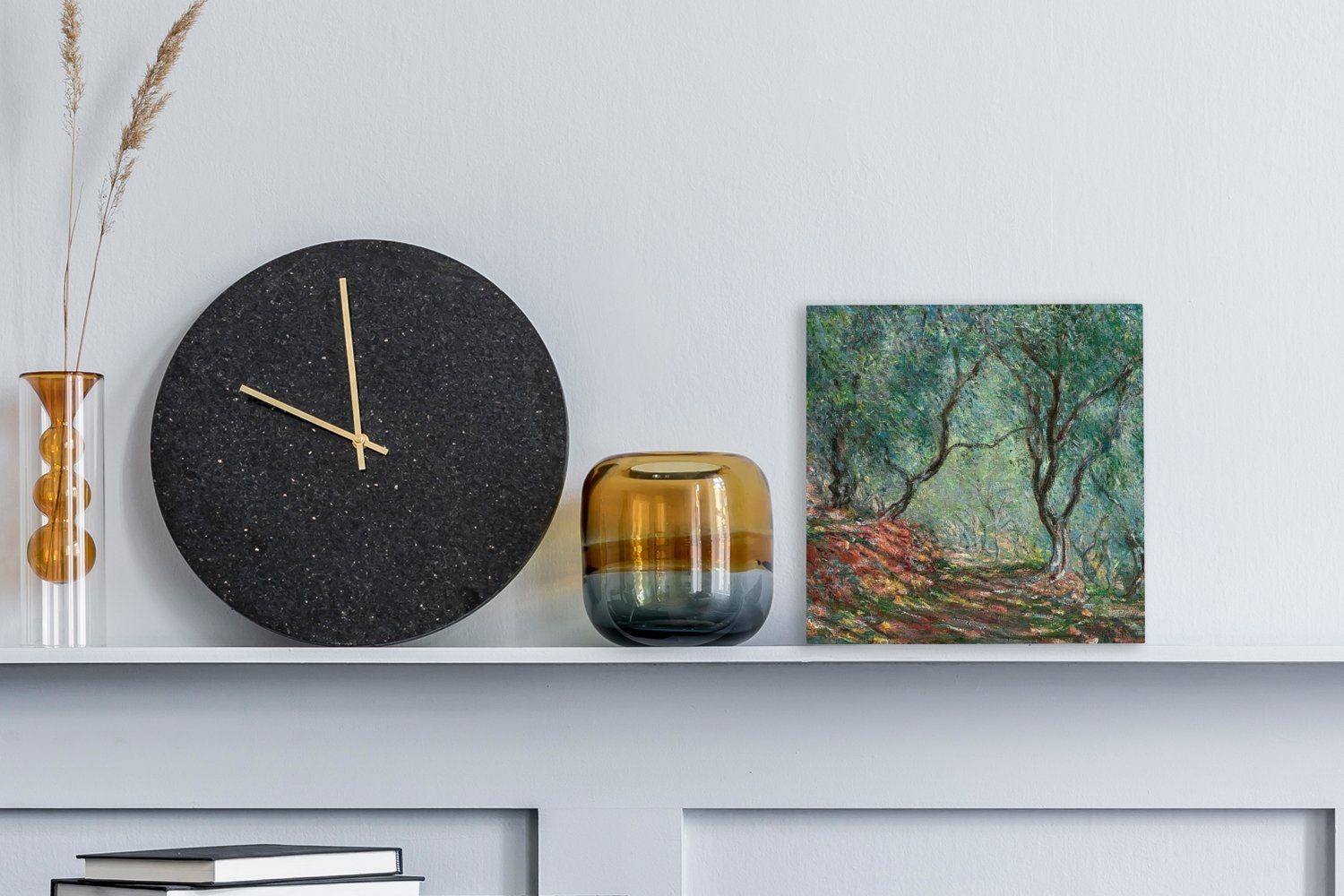 OneMillionCanvasses® Leinwandbild Olivenbaumholz im Garten von günstig online kaufen