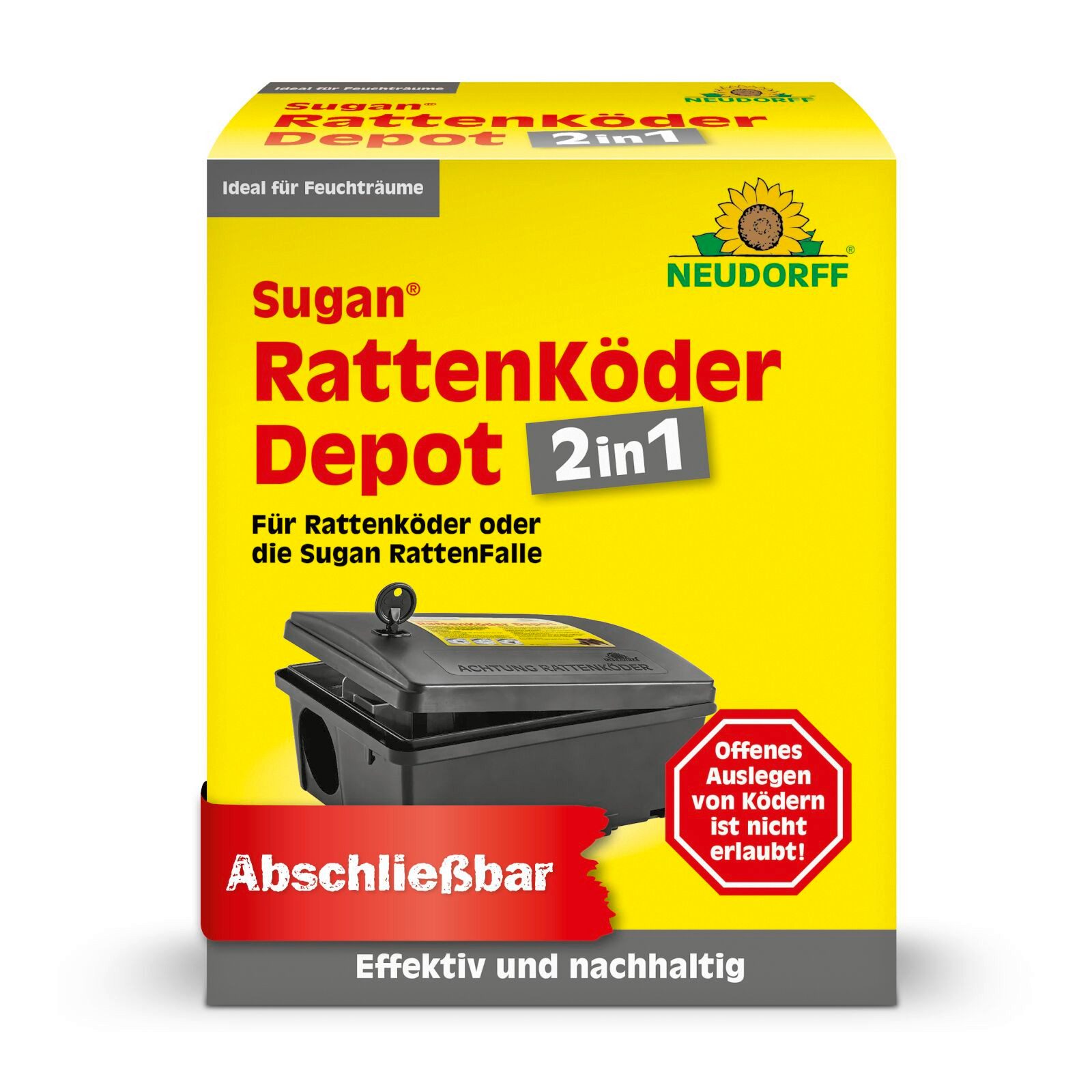 Lebendfalle Sugan RattenKöder Depot