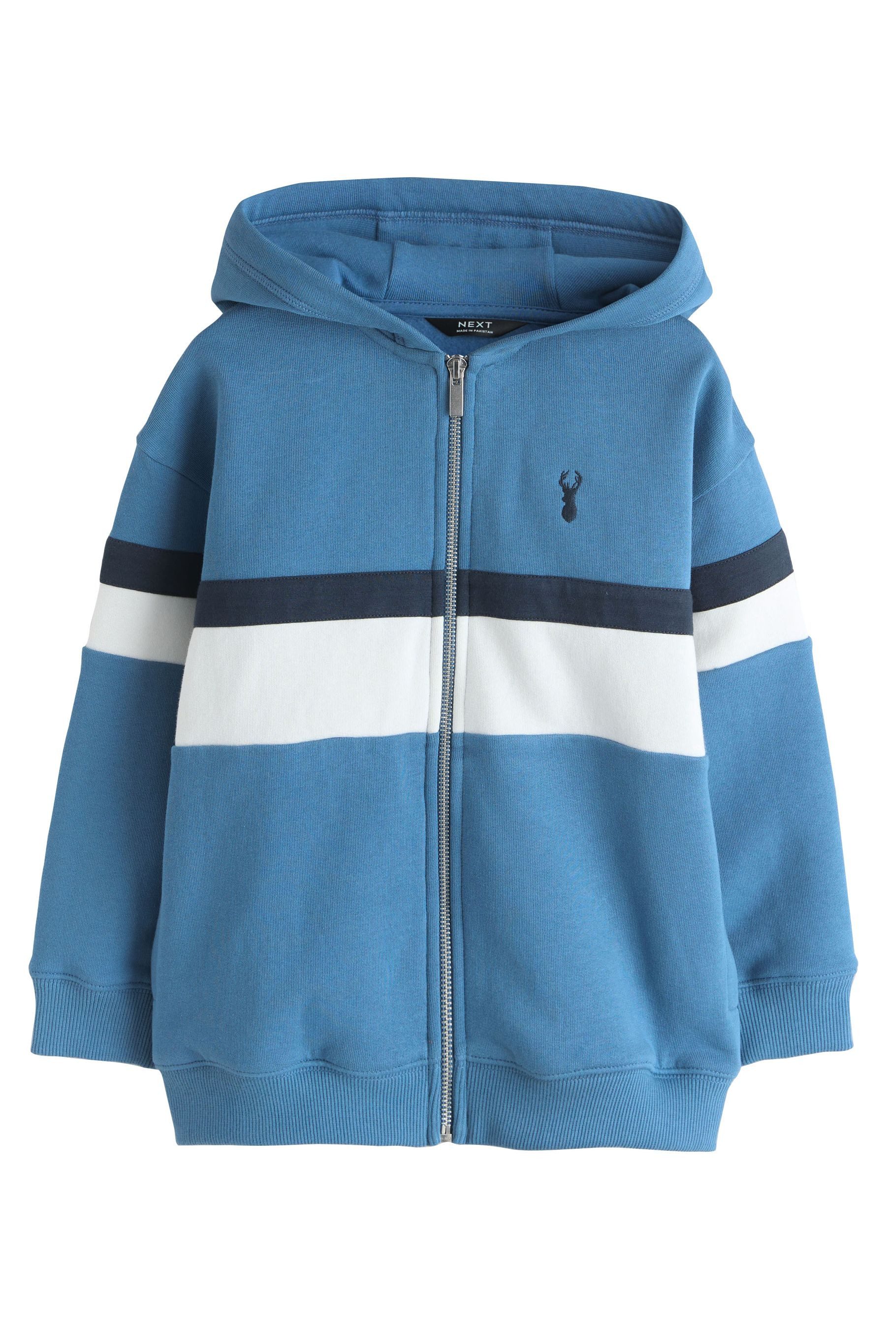 Next Kapuzenpullover Kapuzenjacke in Blockfarben (1-tlg)