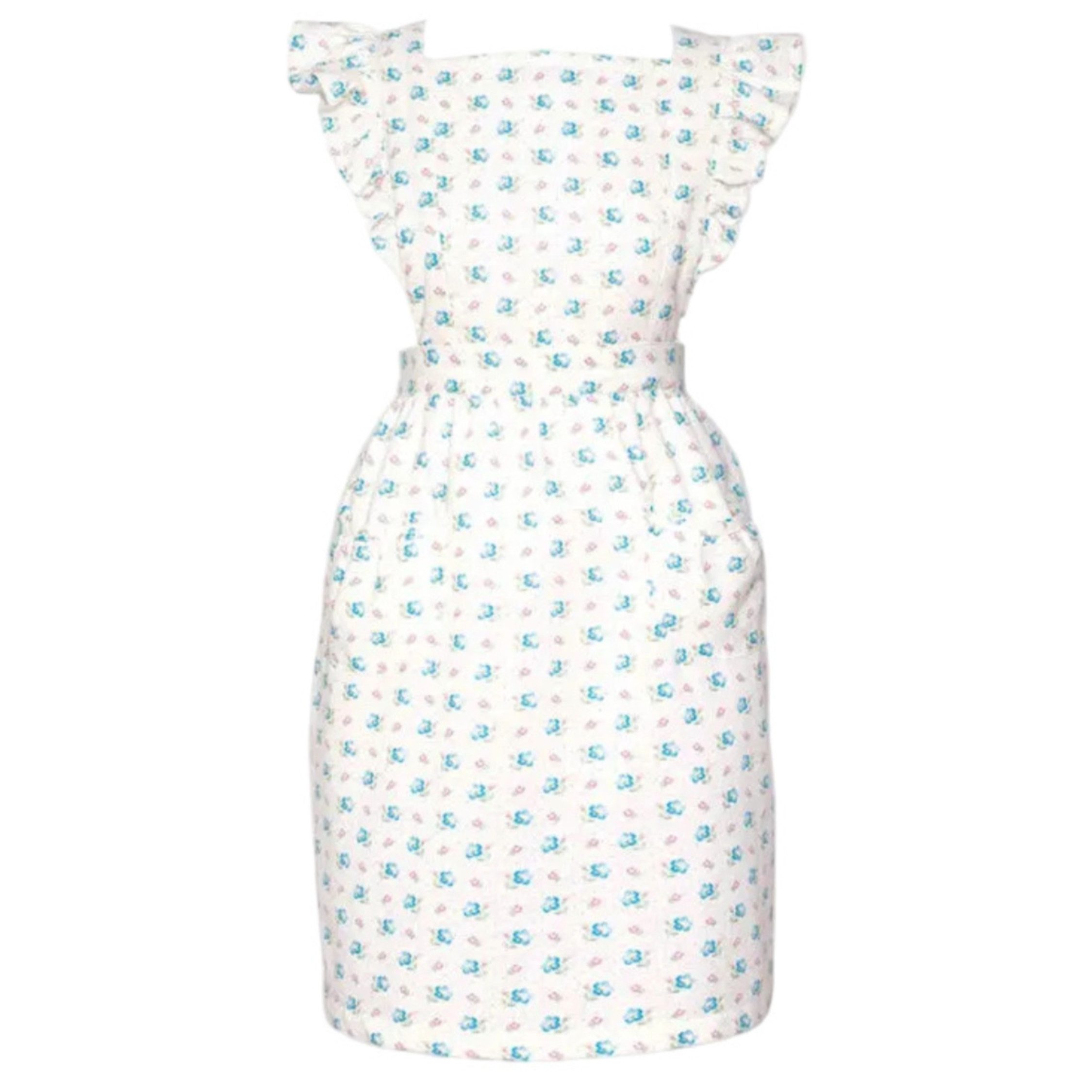 Greengate Kochschürze GreenGate Schürze Frill Strap Rosalia Weiß