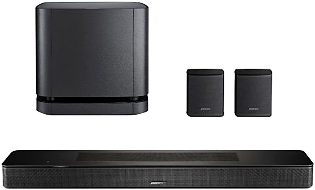 Bose Set: Smart Soundbar+Bass 500+Rear Speaker Soundbar Stereo (Bluetooth, WLAN, 40 W)