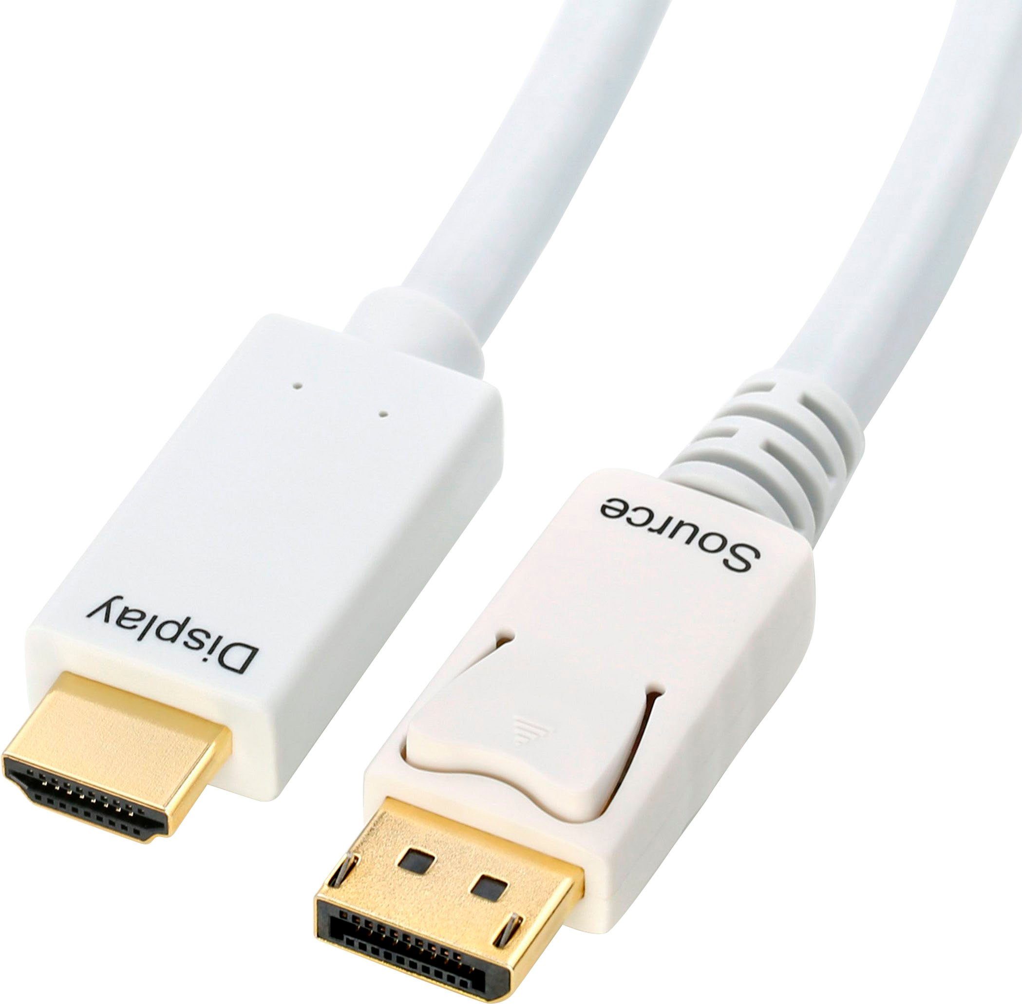 DisplayPort, HDMI Kabel, mehrfach geschirmt, verschiedene Längen Audio- & Video-Kabel