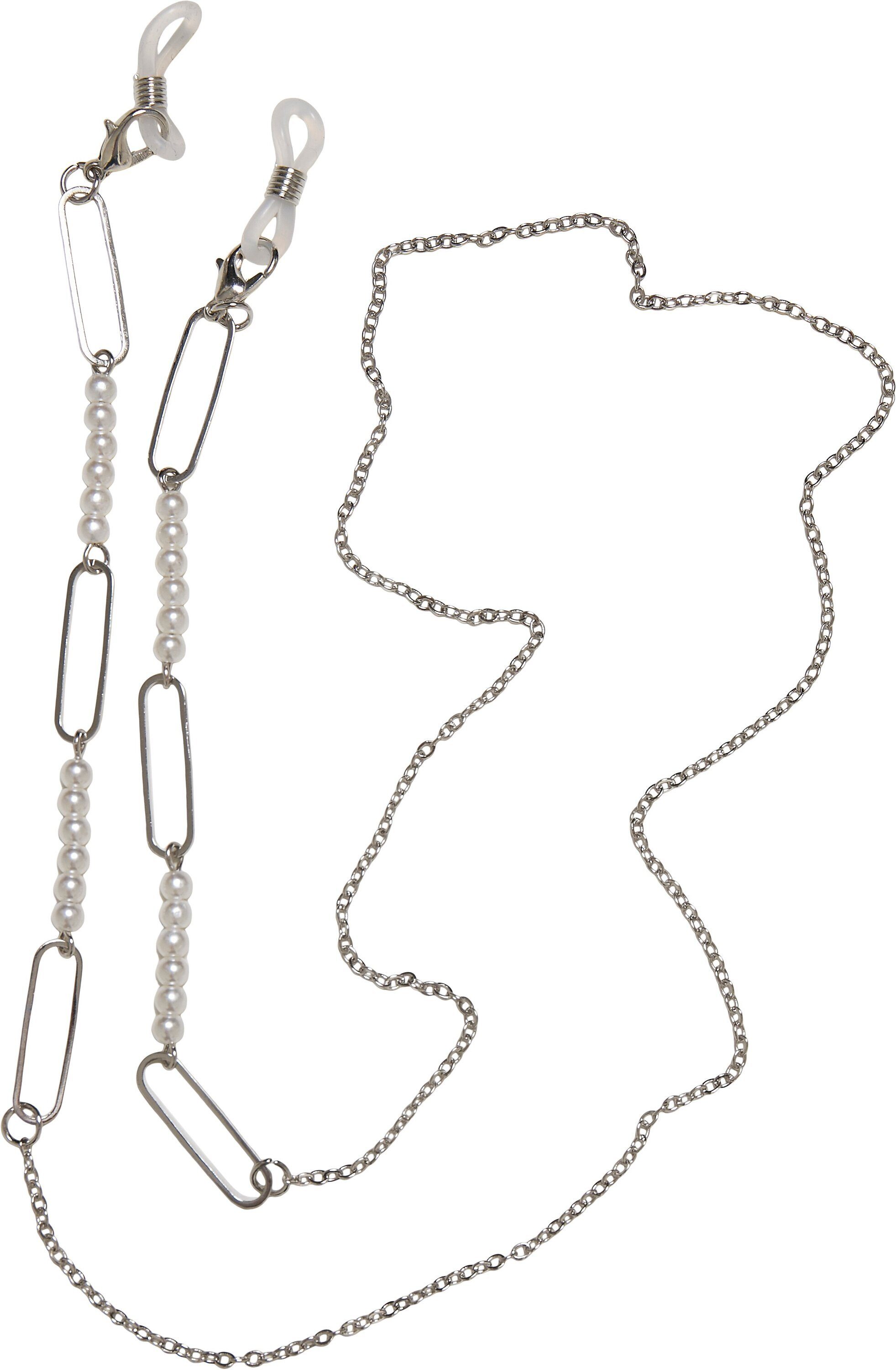URBAN CLASSICS Schmuckset silver Chain Pearls (1-tlg) With Accessoires 2-Pack Multifunctional
