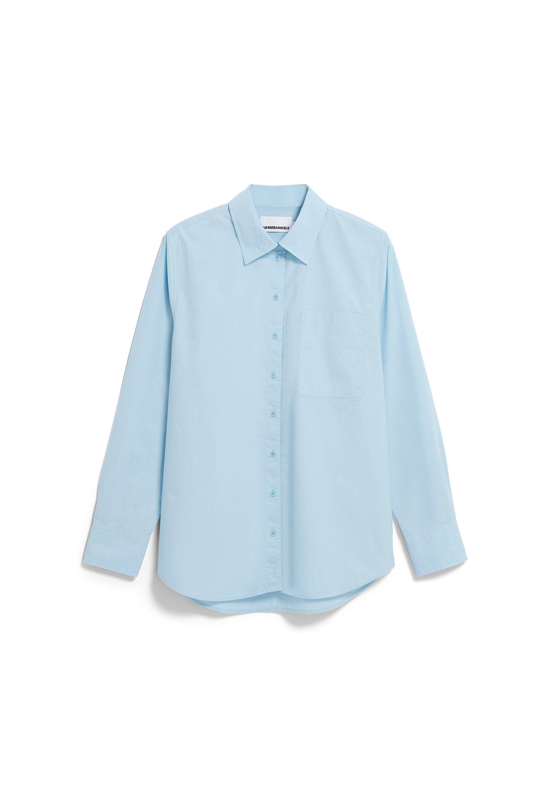 Armedangels Langarmbluse LOOSE POPLIN Bluse aus Bio-Baumwolle Loose Fit