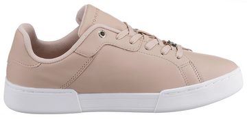 Tommy Hilfiger COURT SNEAKER GOLDEN TH Sneaker mit goldfarbenen Details, Freizeitschuh, Halbschuh, Schnürschuh