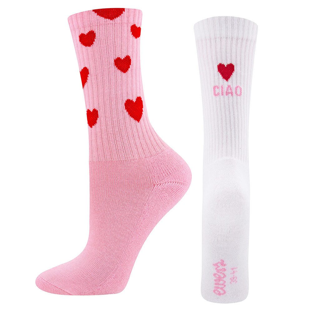 Socken Socken Herzen/Ciao Amore Doppelpack