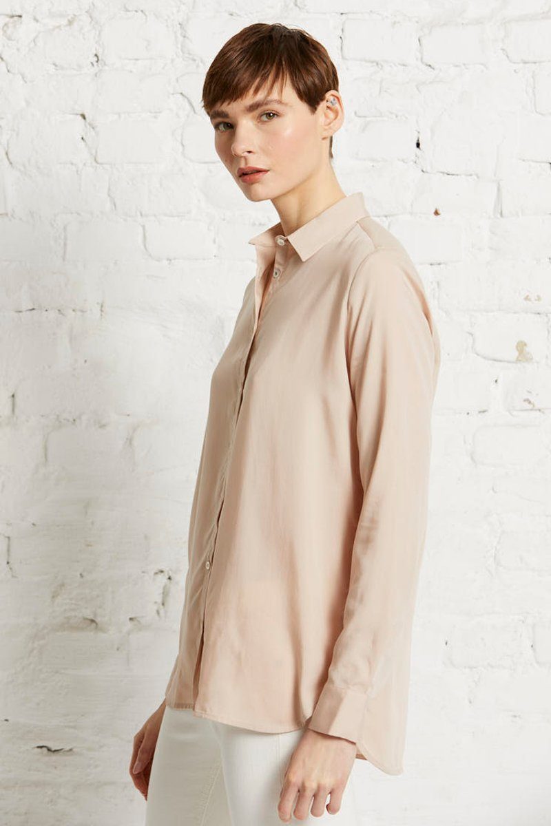 wunderwerk Klassische Bluse Contemporary blouse TENCEL 504 - dust rose