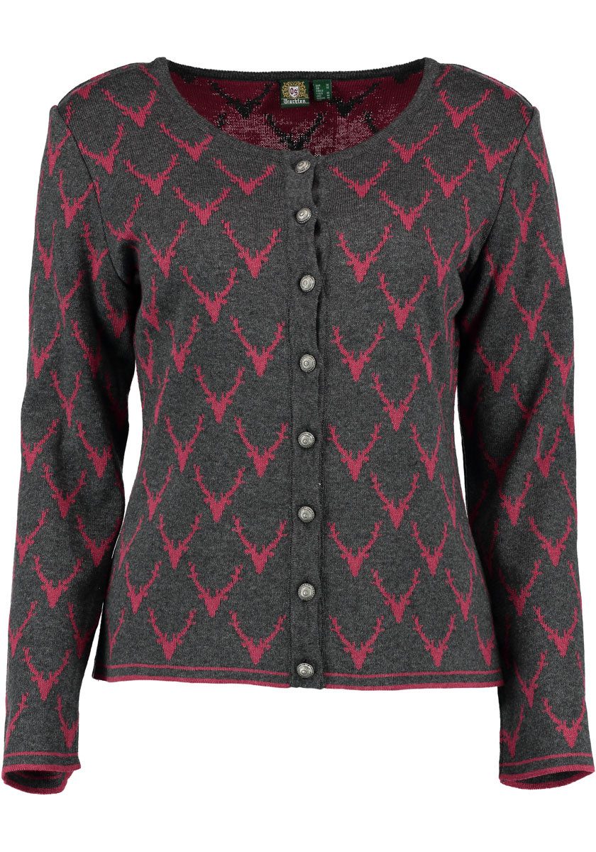 OS Trachten Strickjacke Ewipe Tailliert, lang günstig online kaufen