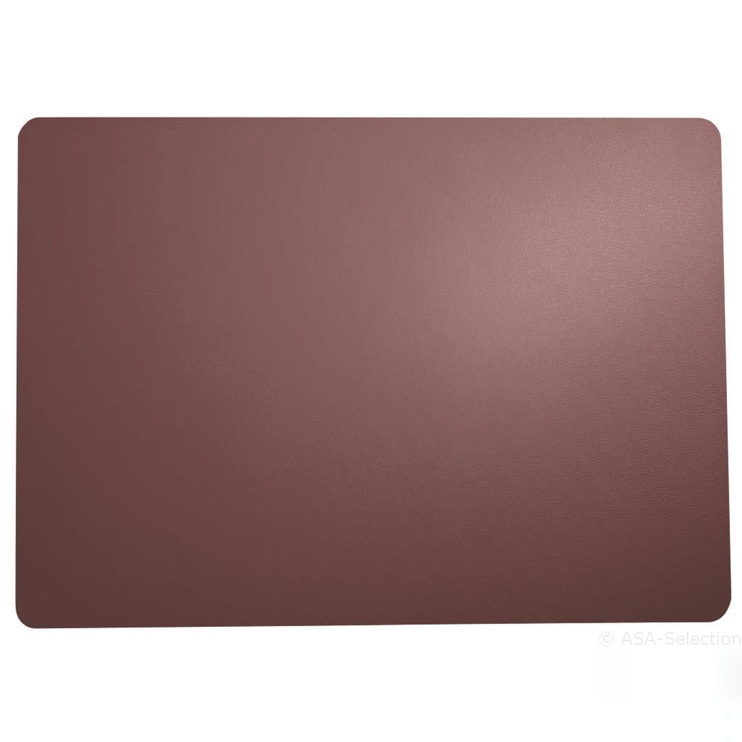 ASA SELECTION Platzset Leather Optic Plum 46 x 33 cm, (6-St)