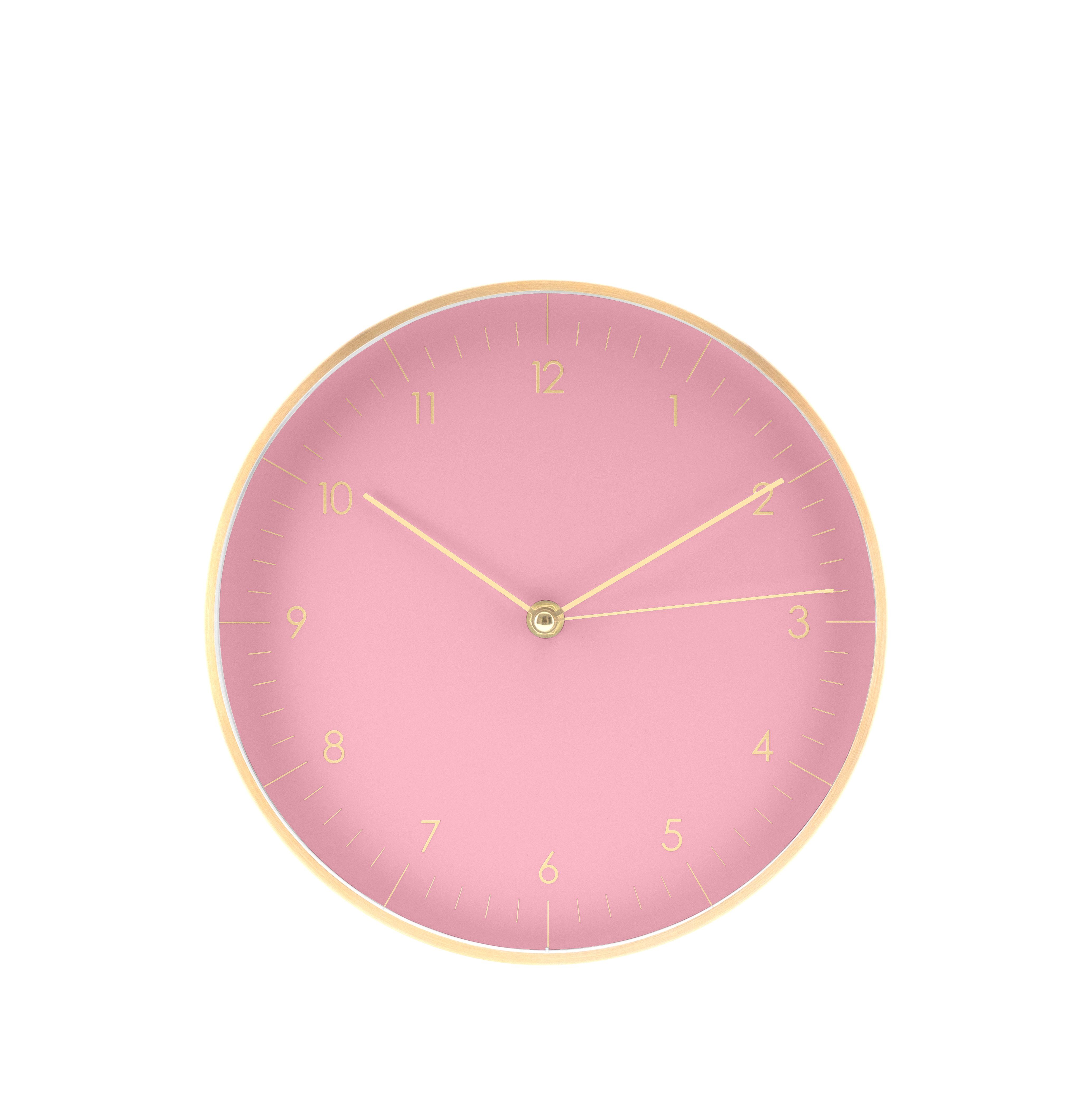 LUUK LIFESTYLE (lautlos Ticken, modernes Wanduhr & Design) Helsinki skandinavisches ohne Pink und