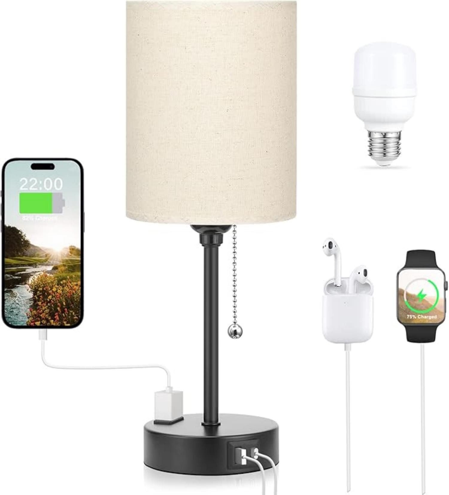 ibettertec LED Nachttischlampe Nachtlicht, Schreibtischlampe, Schlafzimmerl günstig online kaufen
