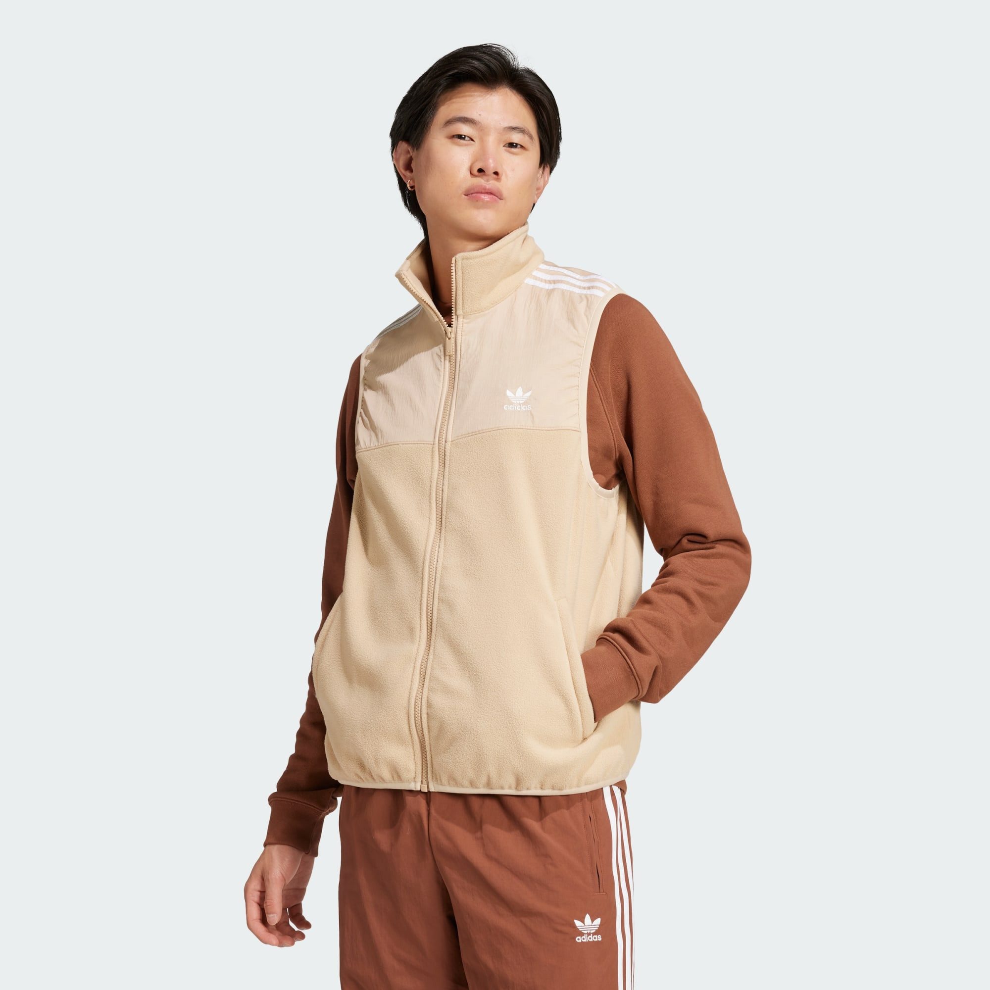 Funktionsweste ADICOLOR 3-STREIFEN MICROFLEECE WESTE