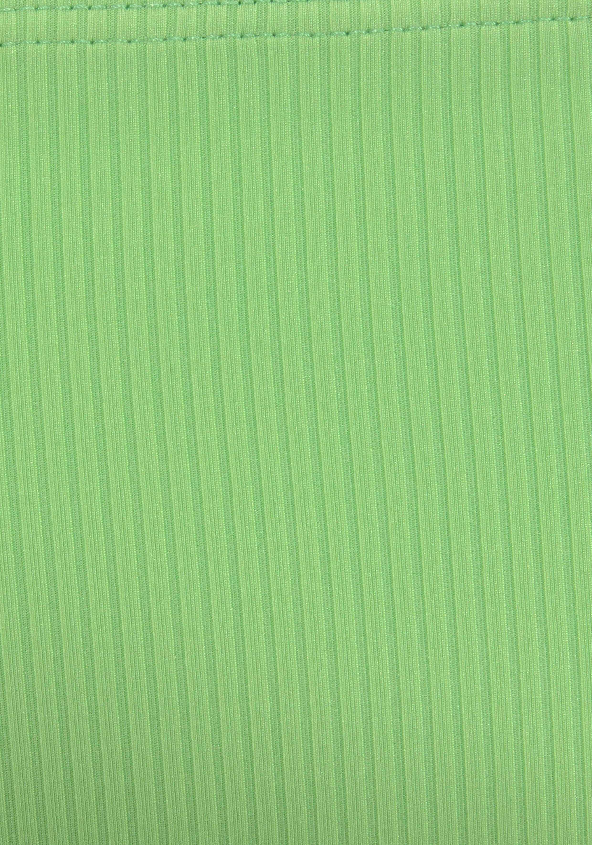 Venice Beach Bikini-Hose Lucky aus gerippter Strukturware