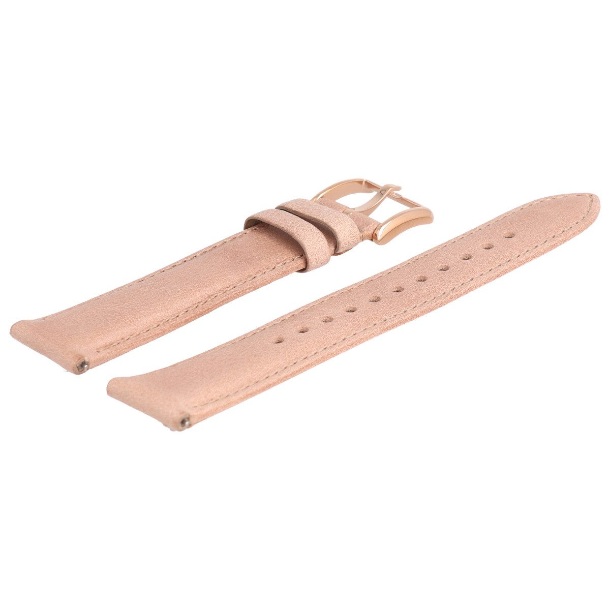 Fossil Uhrenarmband 18mm Leder Beige ES-3816 LB-ES3816
