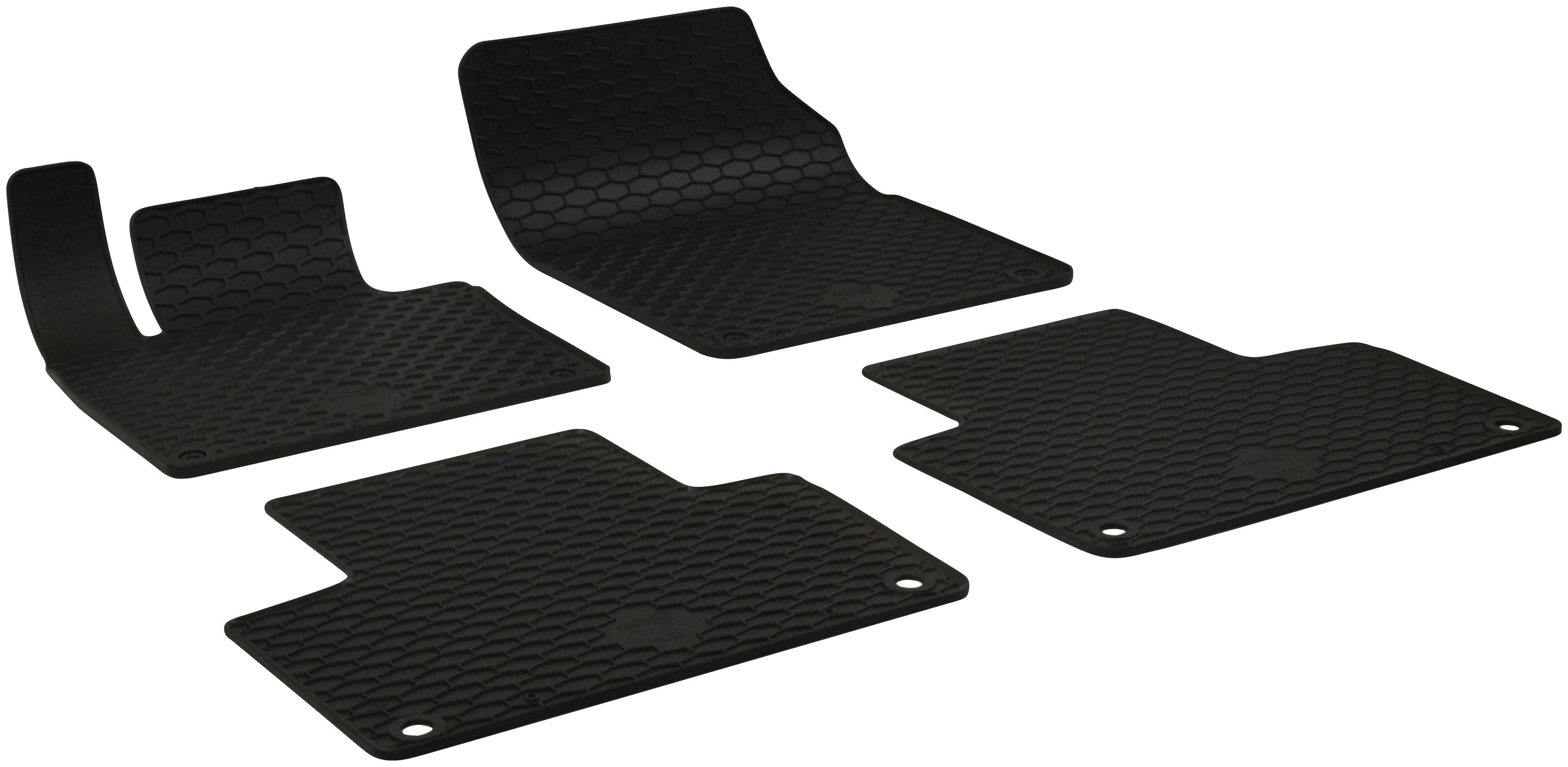 WALSER Passform-Fußmatten (4 St), für Volvo XC90 Geländewagen, für Volvo XC90 II 09/2014-Heute