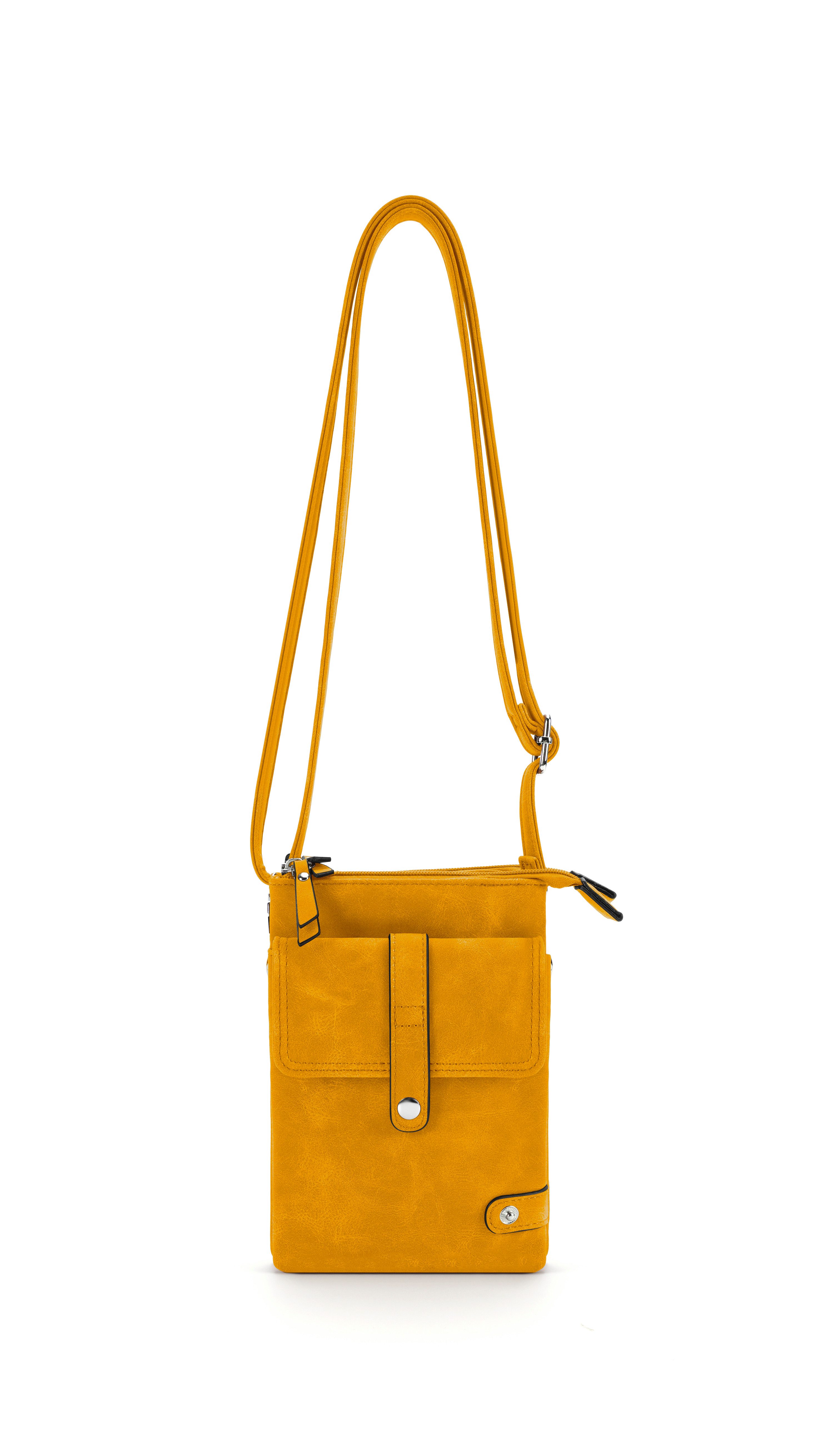 MIRROSI Umhängetasche Damen Crossbody Bag, Klein ca.14x21x3cm Handytasche, Kleine Tasche, Schultertasche für jeden Anlass