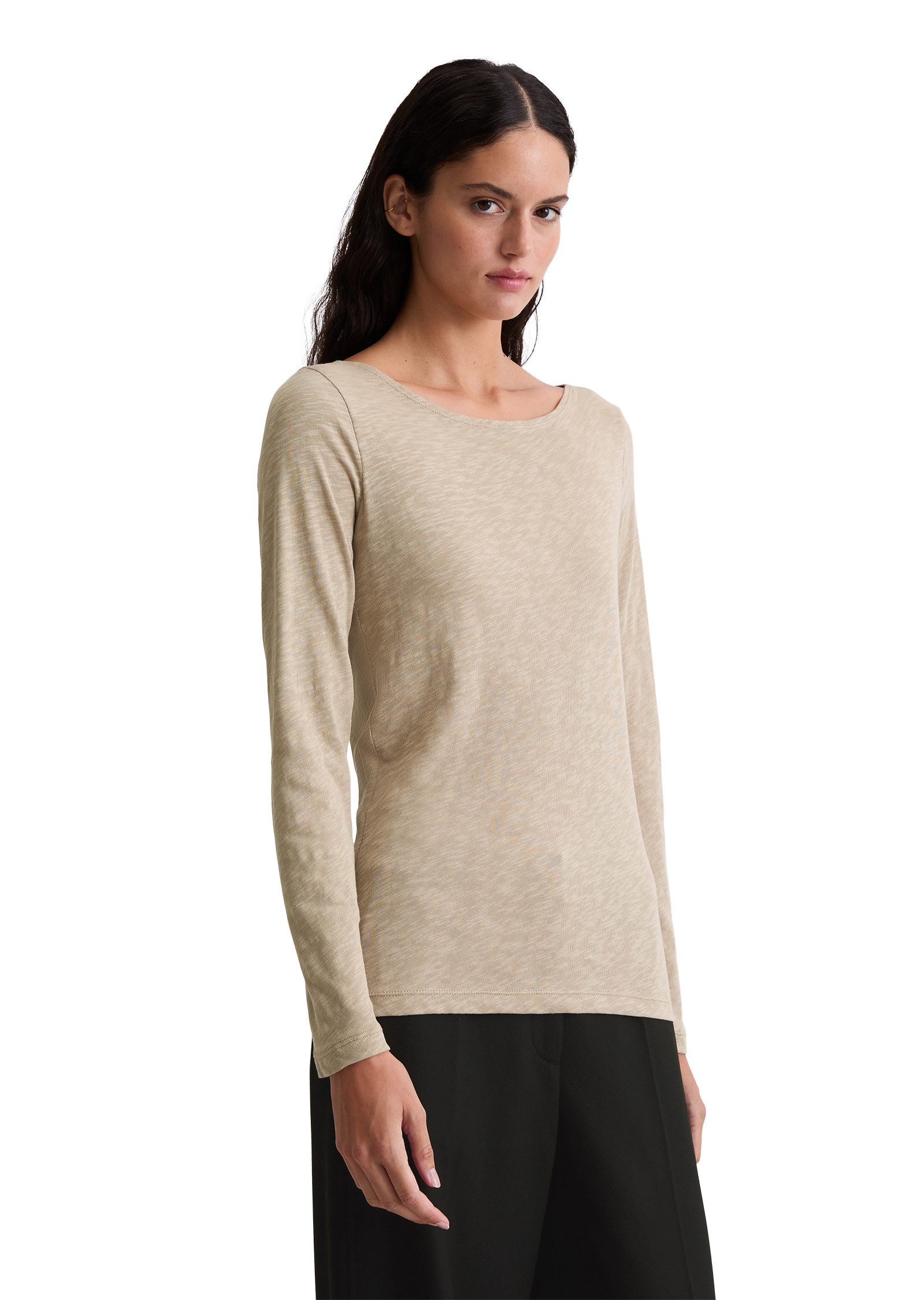 Marc O'Polo Langarmshirt aus Organic Cotton-Qualität günstig online kaufen