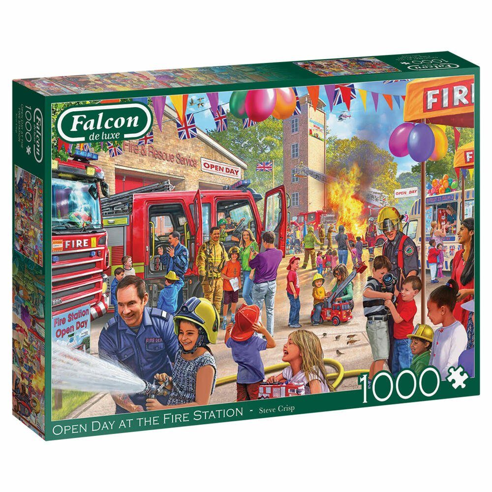 Jumbo Spiele Puzzle Falcon Open Day at the Fire Station 1000 Teile, 1000 Puzzleteile