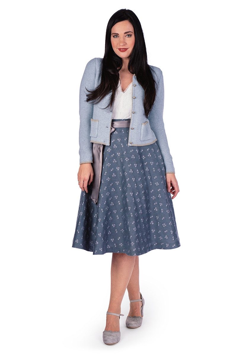 Berwin & Wolff Trachtenjacke Trachten Strickjacke - HELMINE - eisblau/schil günstig online kaufen