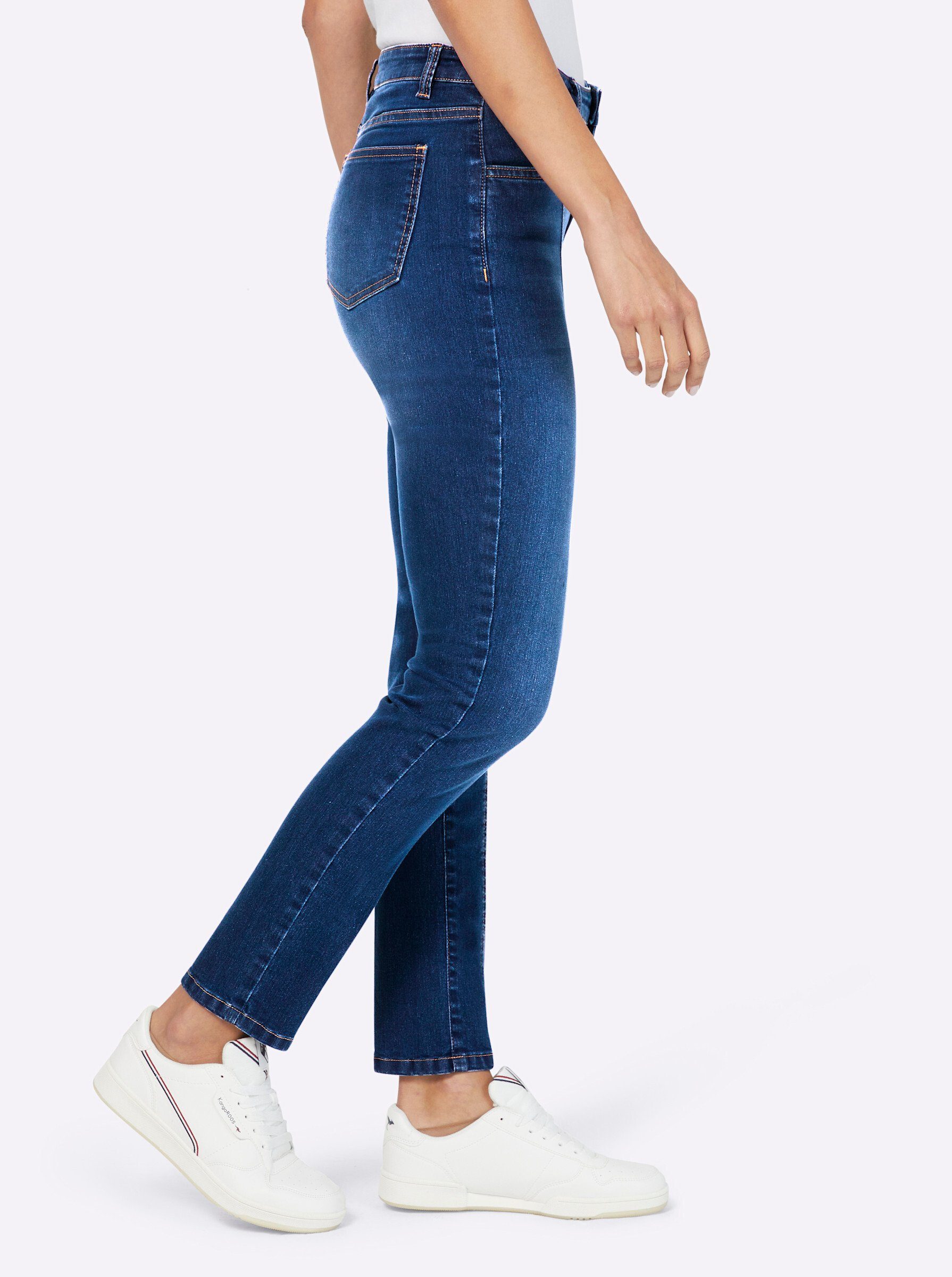 Jeans blue-stone-washed heine Bequeme