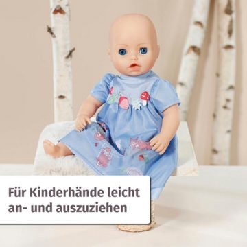 Baby Annabell Puppenkleidung Kleid blau Eichhörnchen, 43 cm