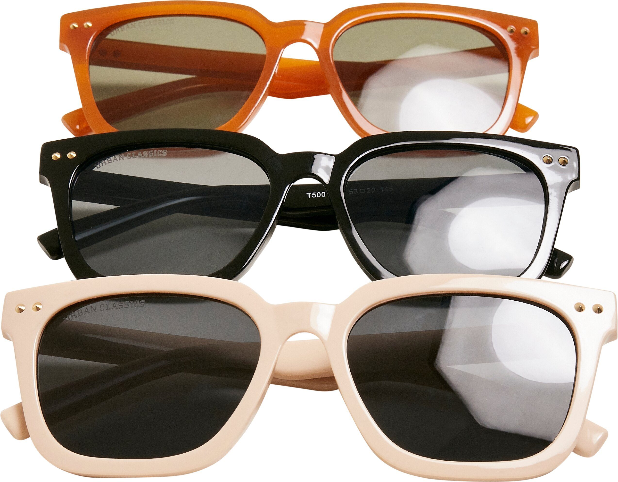 URBAN CLASSICS Sonnenbrille Unisex Sunglasses Chicago 3-Pack