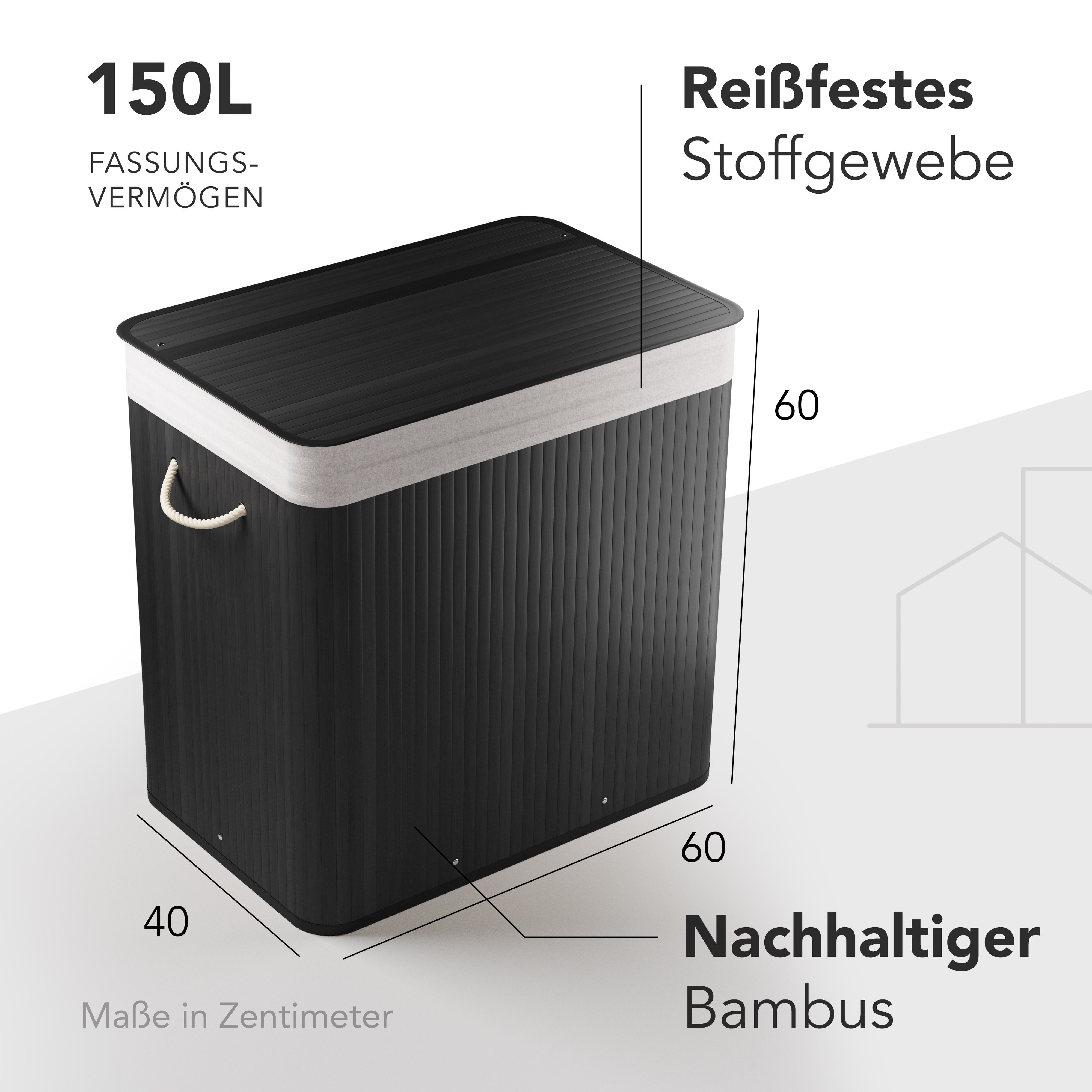 New Habitat Wäschekorb Bambus Wäschekorb 3 günstig online kaufen