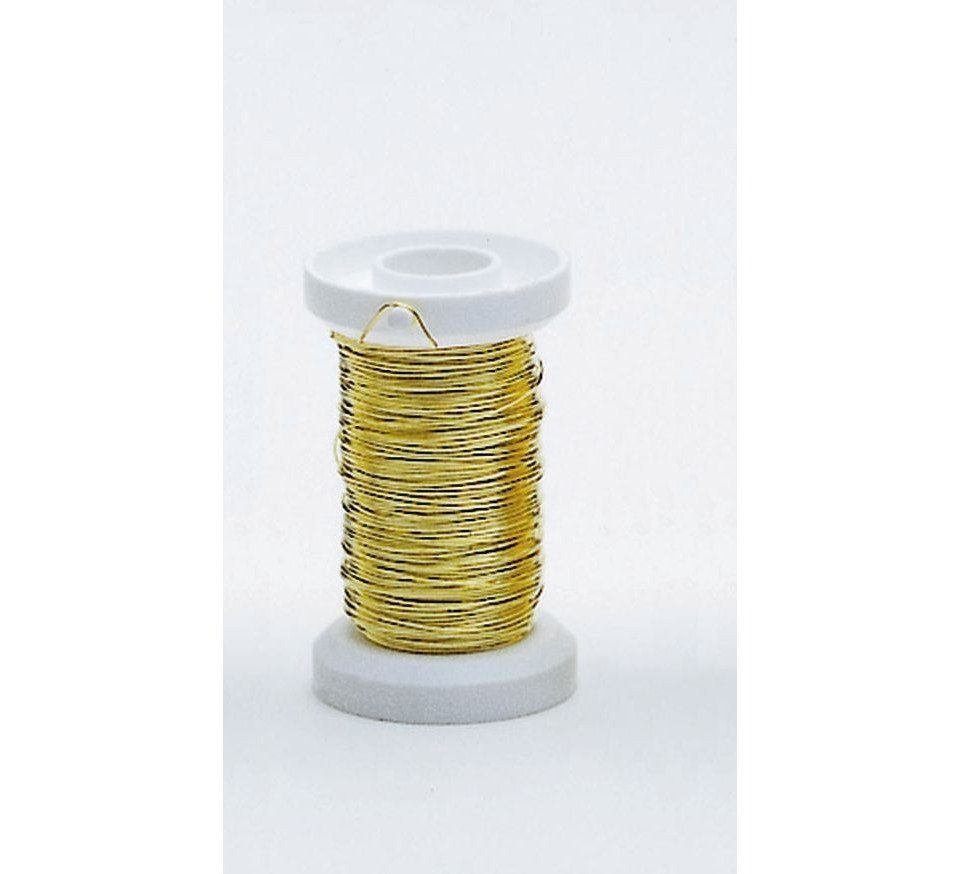 Glorex Draht Glorex Messingdraht 0,3 mm x 40 m