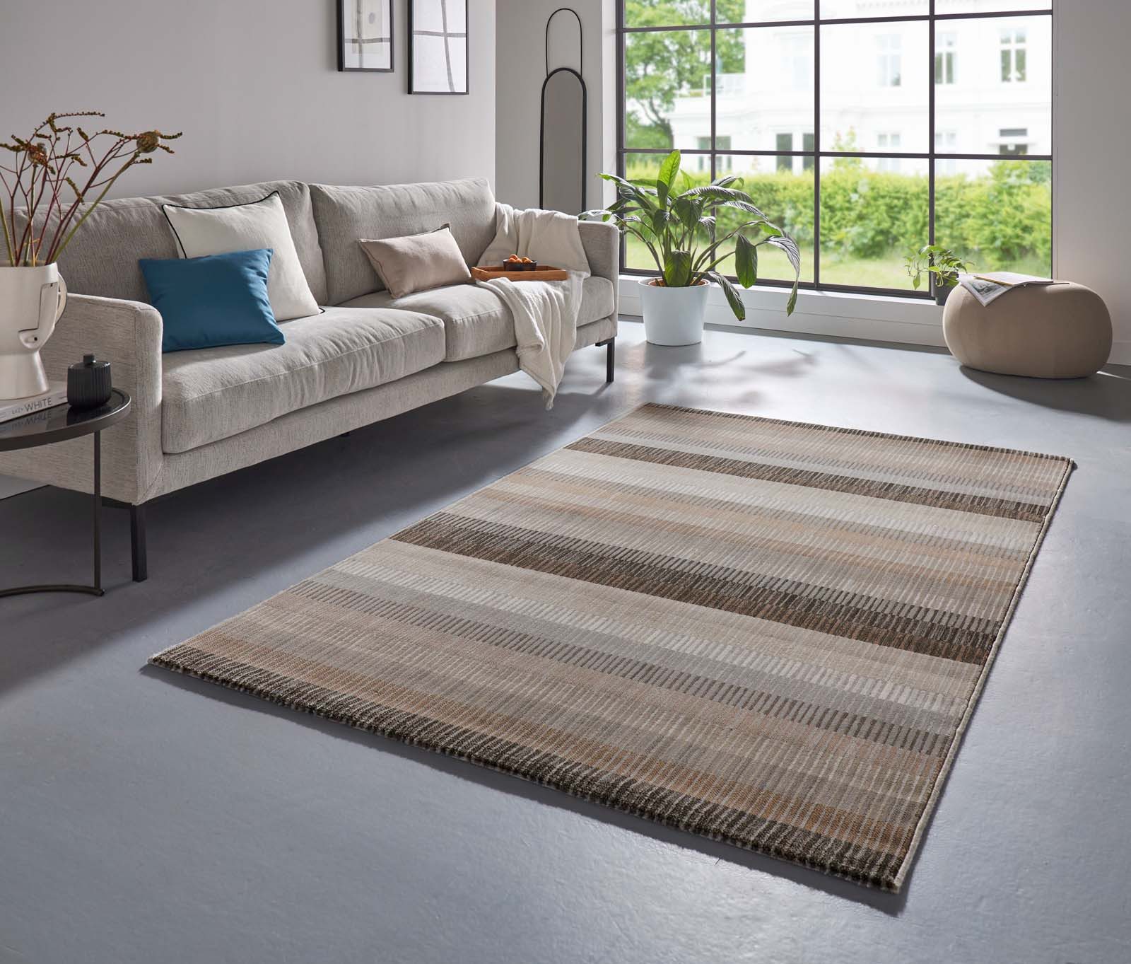 TaraCarpet Teppich Vintageteppich Argo Stripes, rechteckig, Höhe: 14 mm, 80 günstig online kaufen