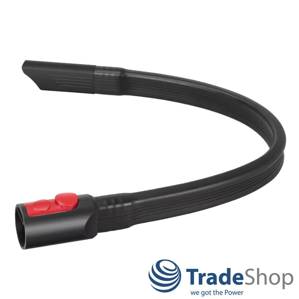 Trade-Shop Fugendüse Saugdüse passend für Dyson V7, V8, V10, V11, V15 Staubsauger, 58cm lang, 180 Grad biegsam - ideal für schwer zugängliche Stellen